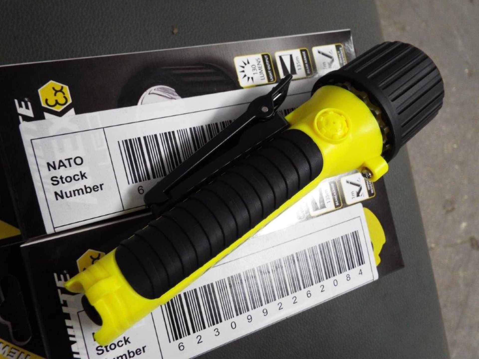 2 x Unilite ATEX-FL4, Waterproof, Shockproof, Intrinsically Safe LED Torches - Image 3 of 9