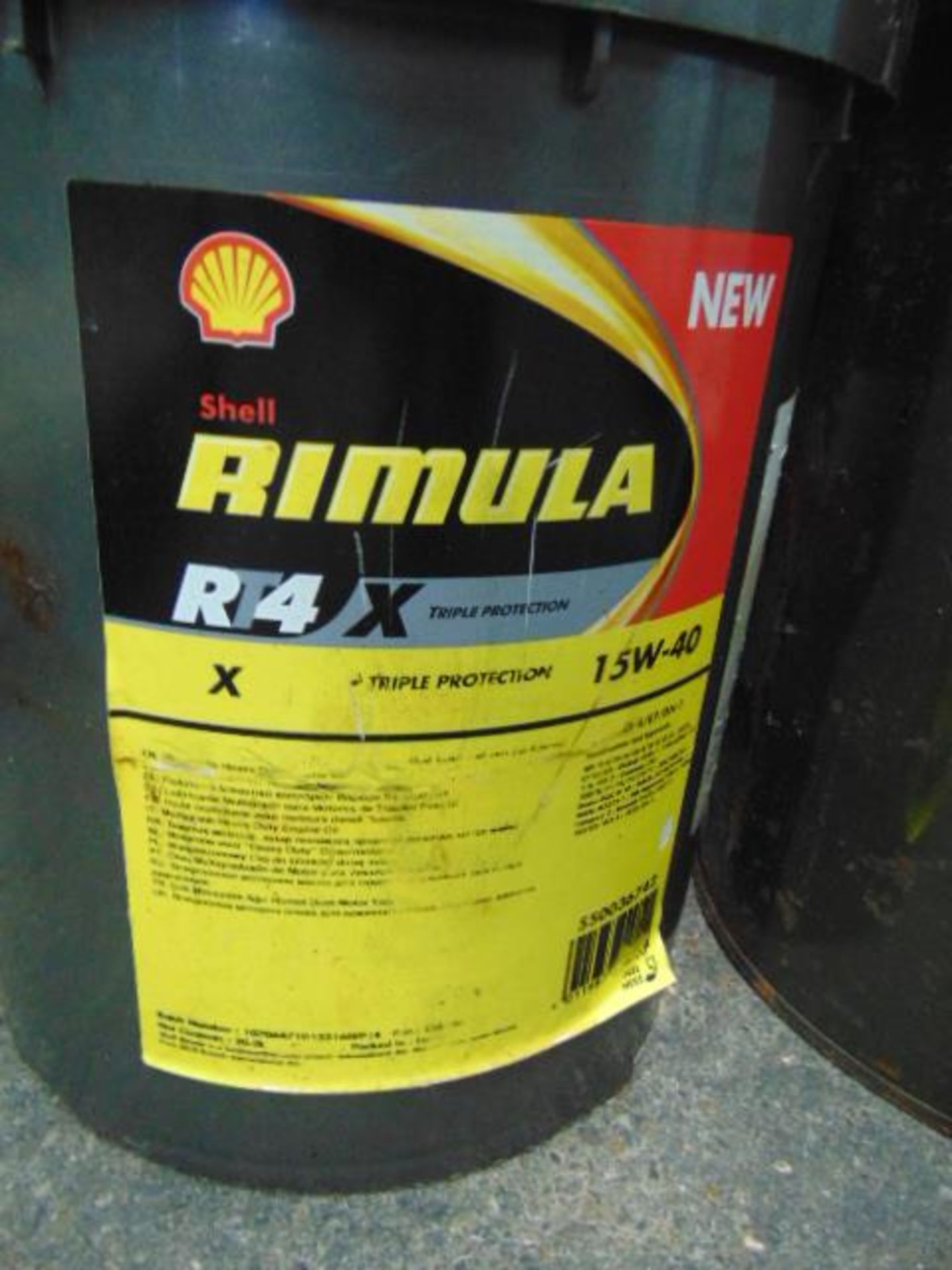 5 x 20 Ltr Shell Rimula RT4 Oil - Image 3 of 3