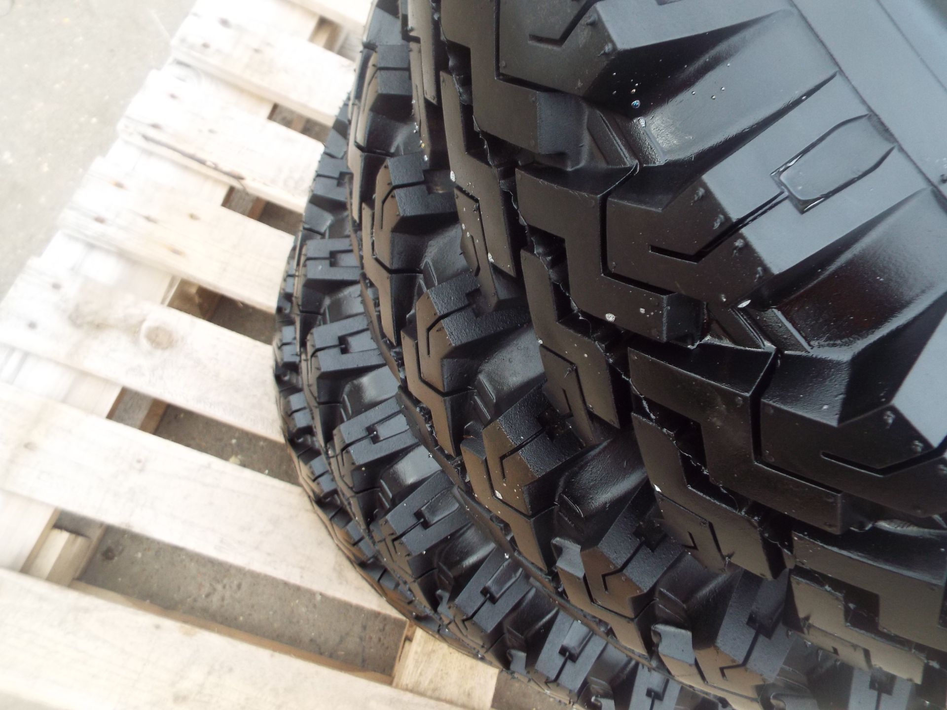 4 x Deestone Extra Traction 6.00-16 Tyres with 5 Stud Rims - Image 6 of 7