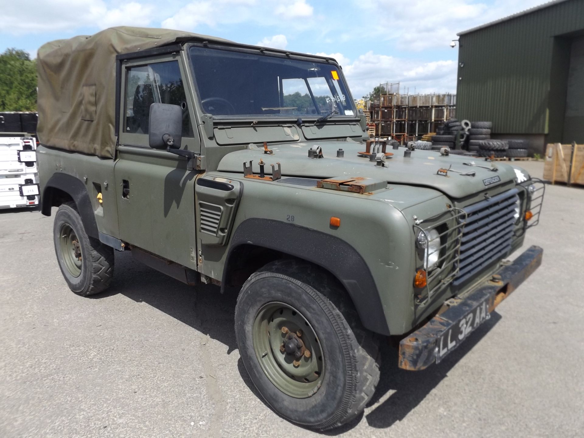 Military Specification Land Rover Wolf 90 Soft Top with Remus upgrade - Image 2 of 19