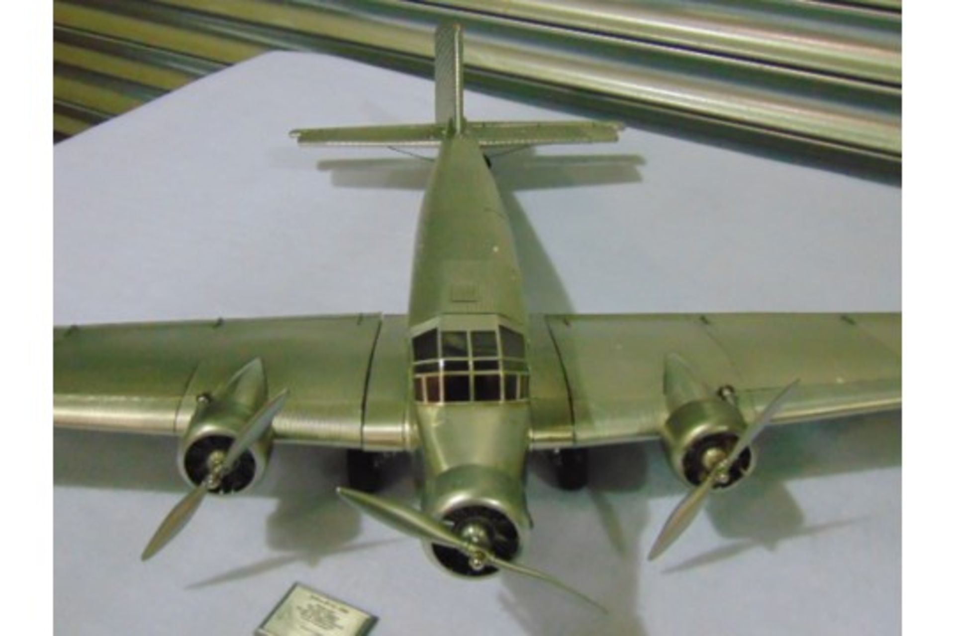 Junkers Ju 52 "Iron Annie" Aluminium Scale Model - Image 3 of 8