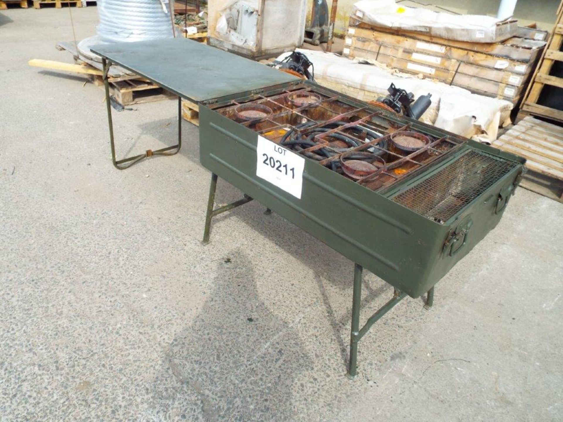 Field Kitchen No5 4 Burner Propane Cooking Stove