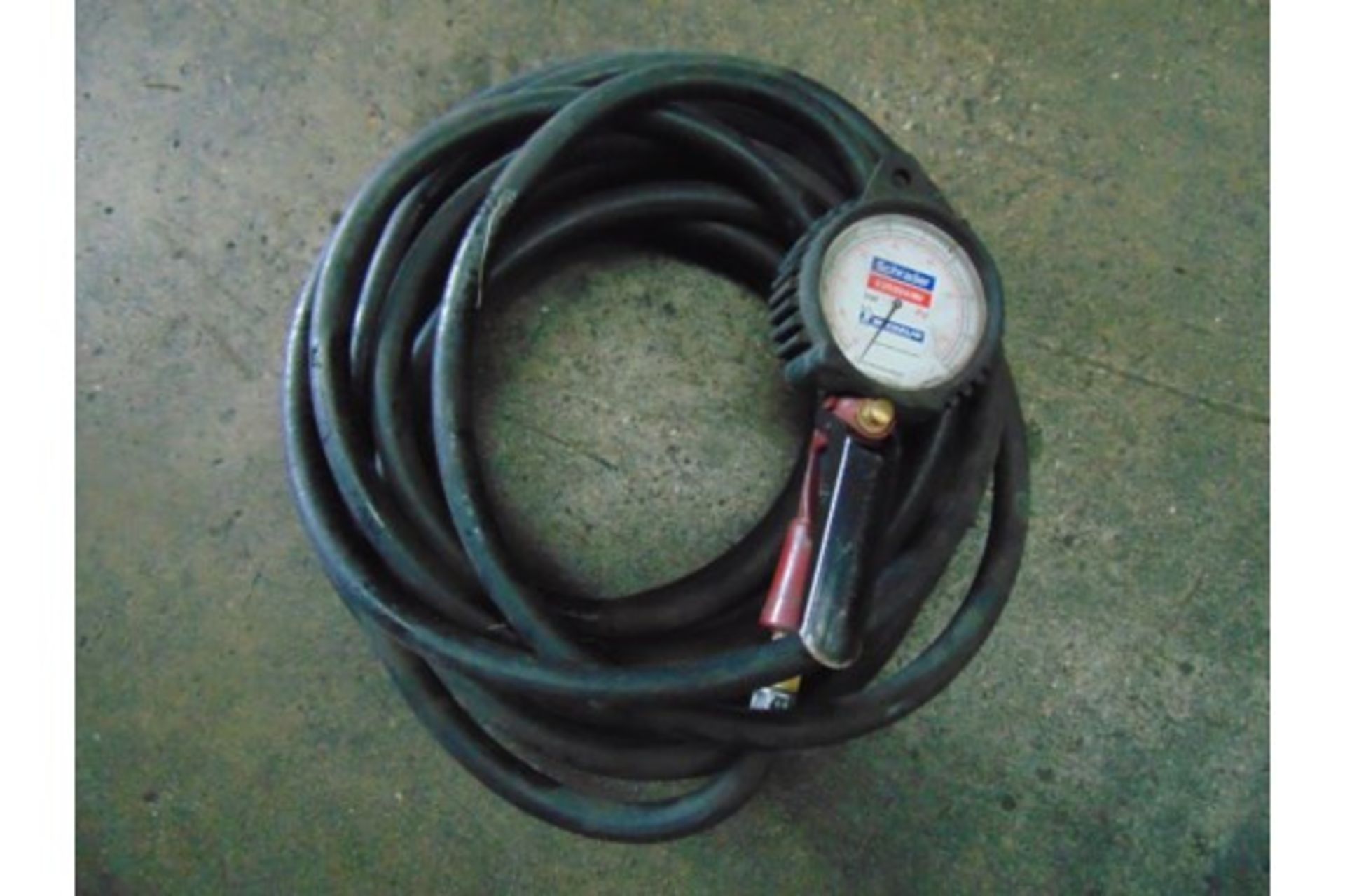 Schrader Airline Assy c/w Pressure Gauge