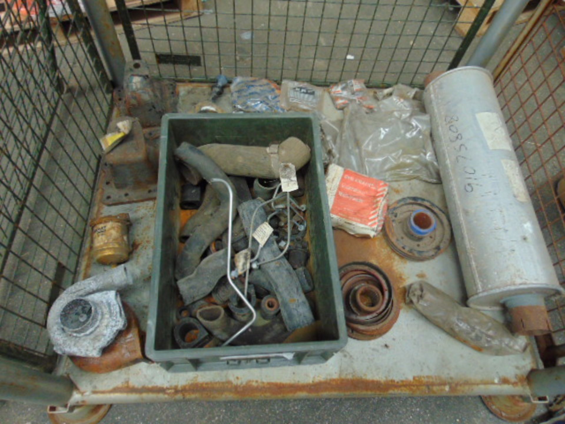 Mixed Stillage of Bedford Vehicle Spares