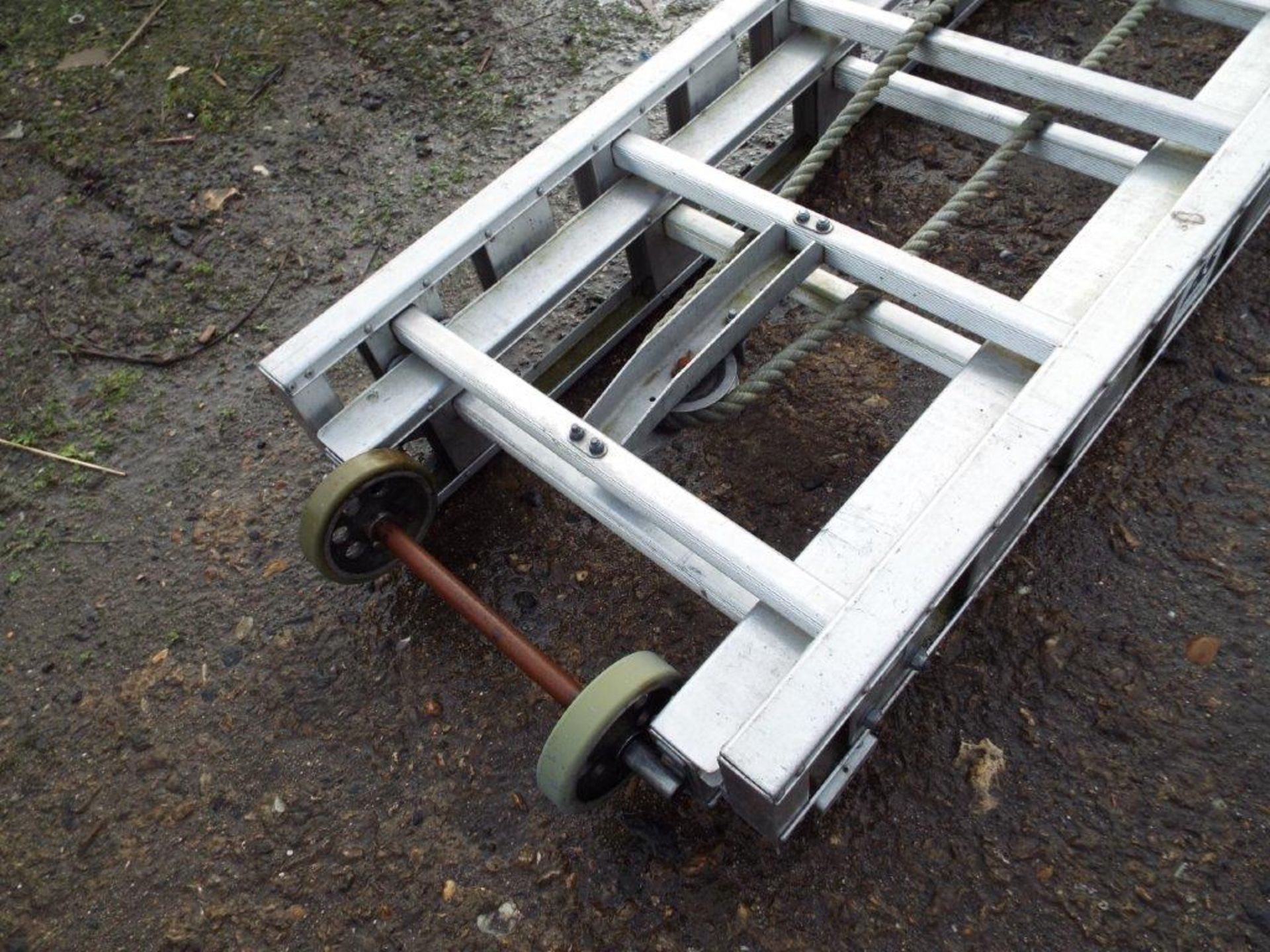AS Fire and Rescue 7m 2 Section Aluminium Ladder - Image 2 of 6
