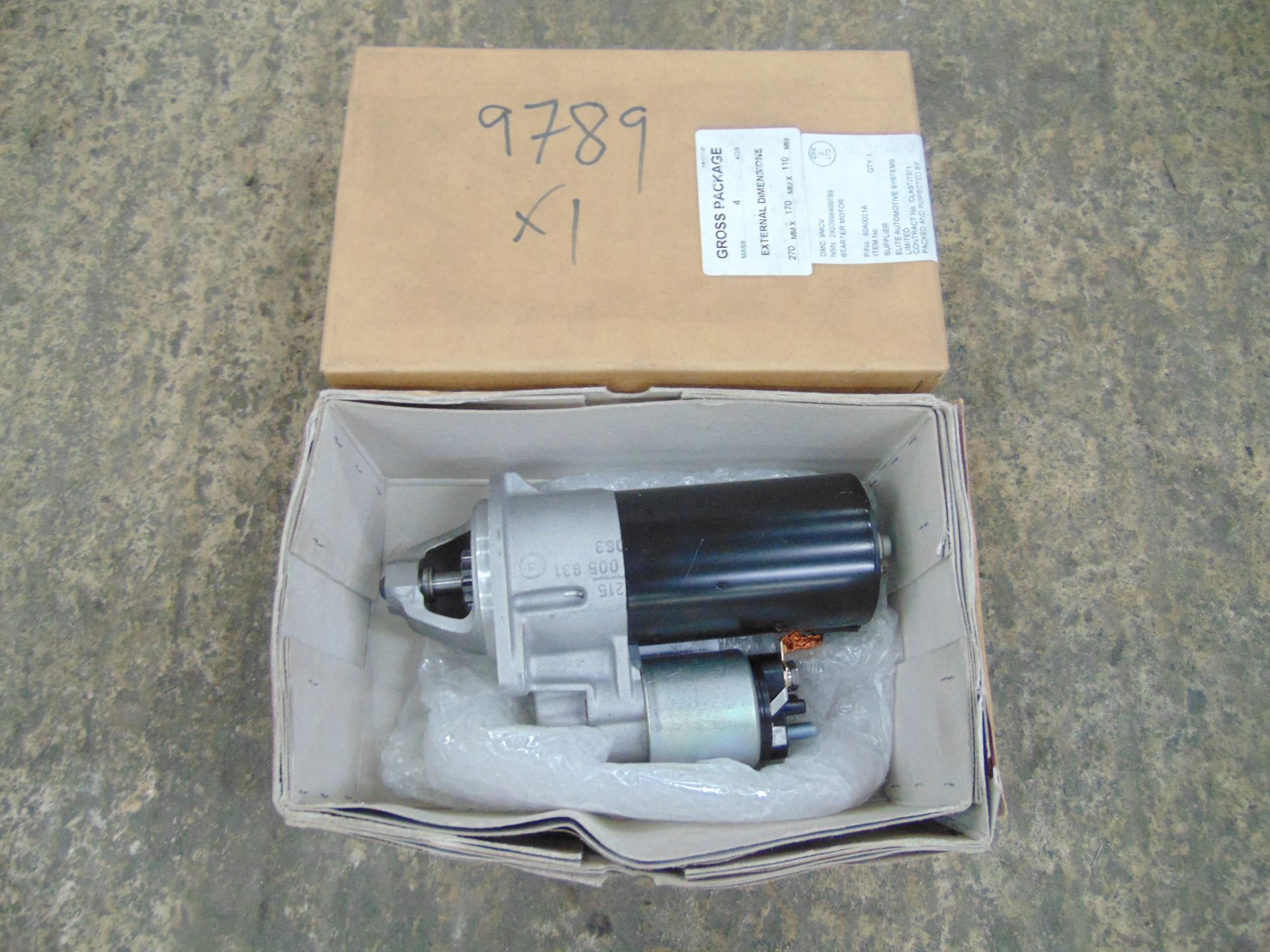 2 x Bosch Starter Motor. P/No 0 001 111 003