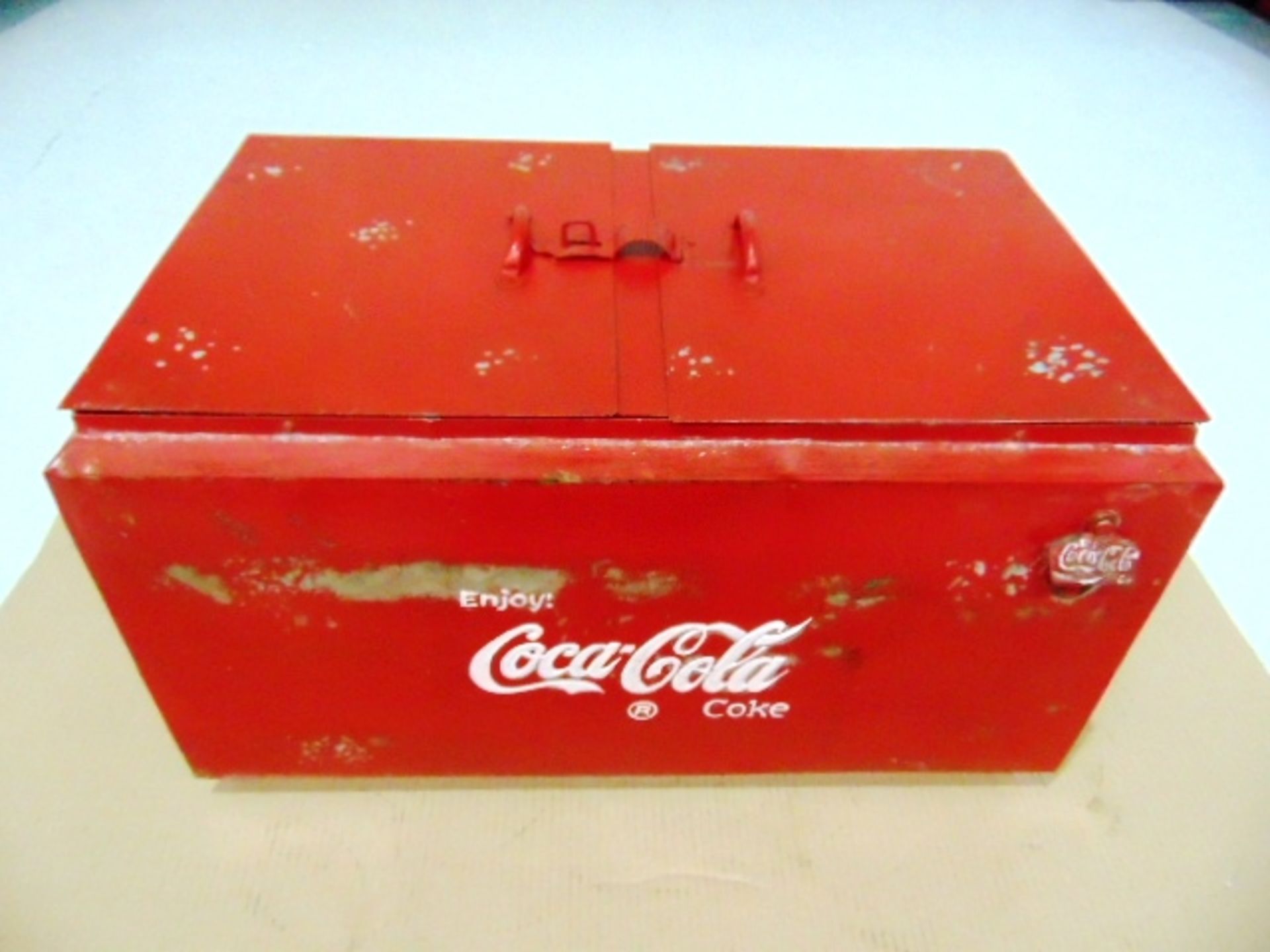 Vintage Coca Cola Double Cooler / Ice Box