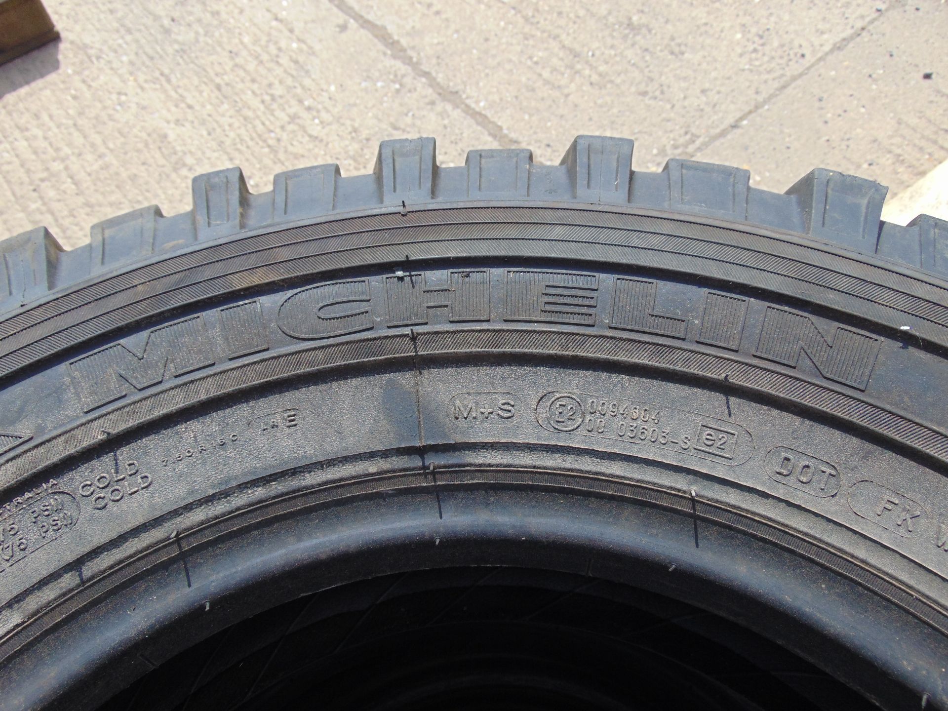 4 x Michelin 7.50 R16 XZL Tyres - Bild 3 aus 5