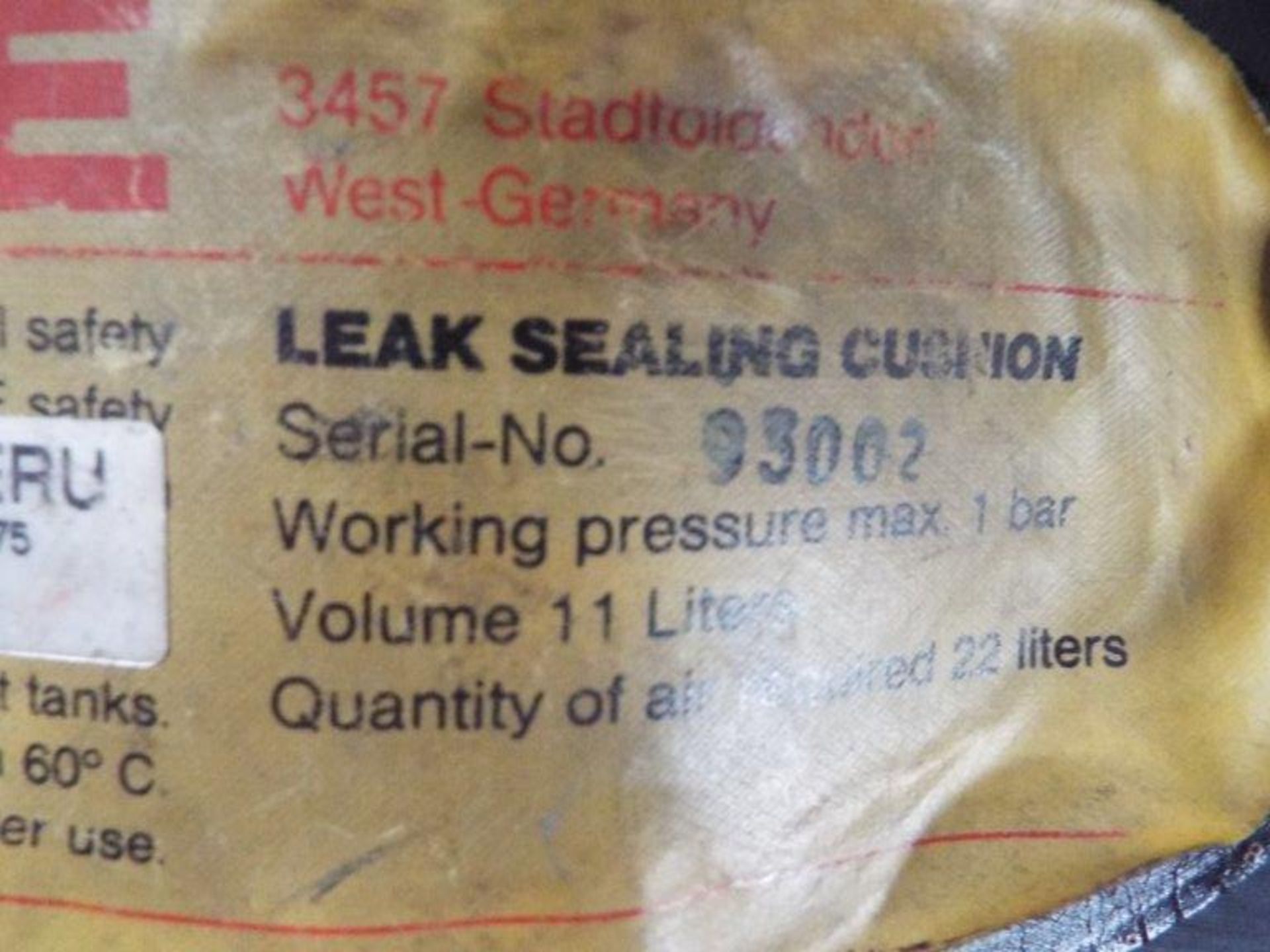 Lampe 11L Pneumatic Leak Sealing Cushion Set - Image 5 of 8