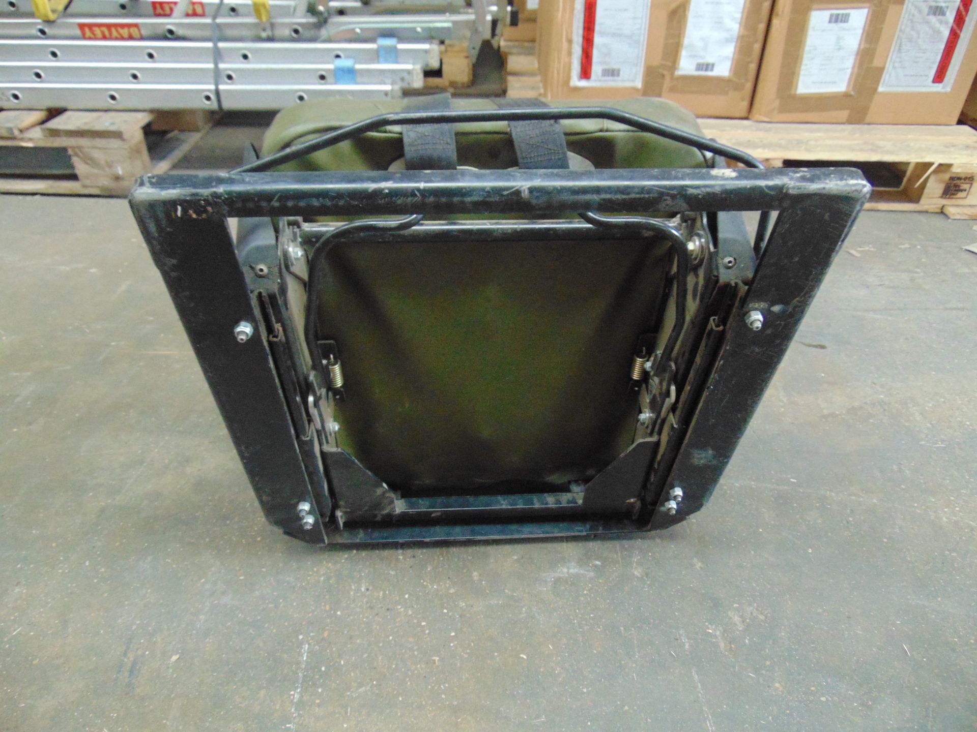 FV Drivers Seat Complete with Frame and 5 Point Harness - Image 6 of 6