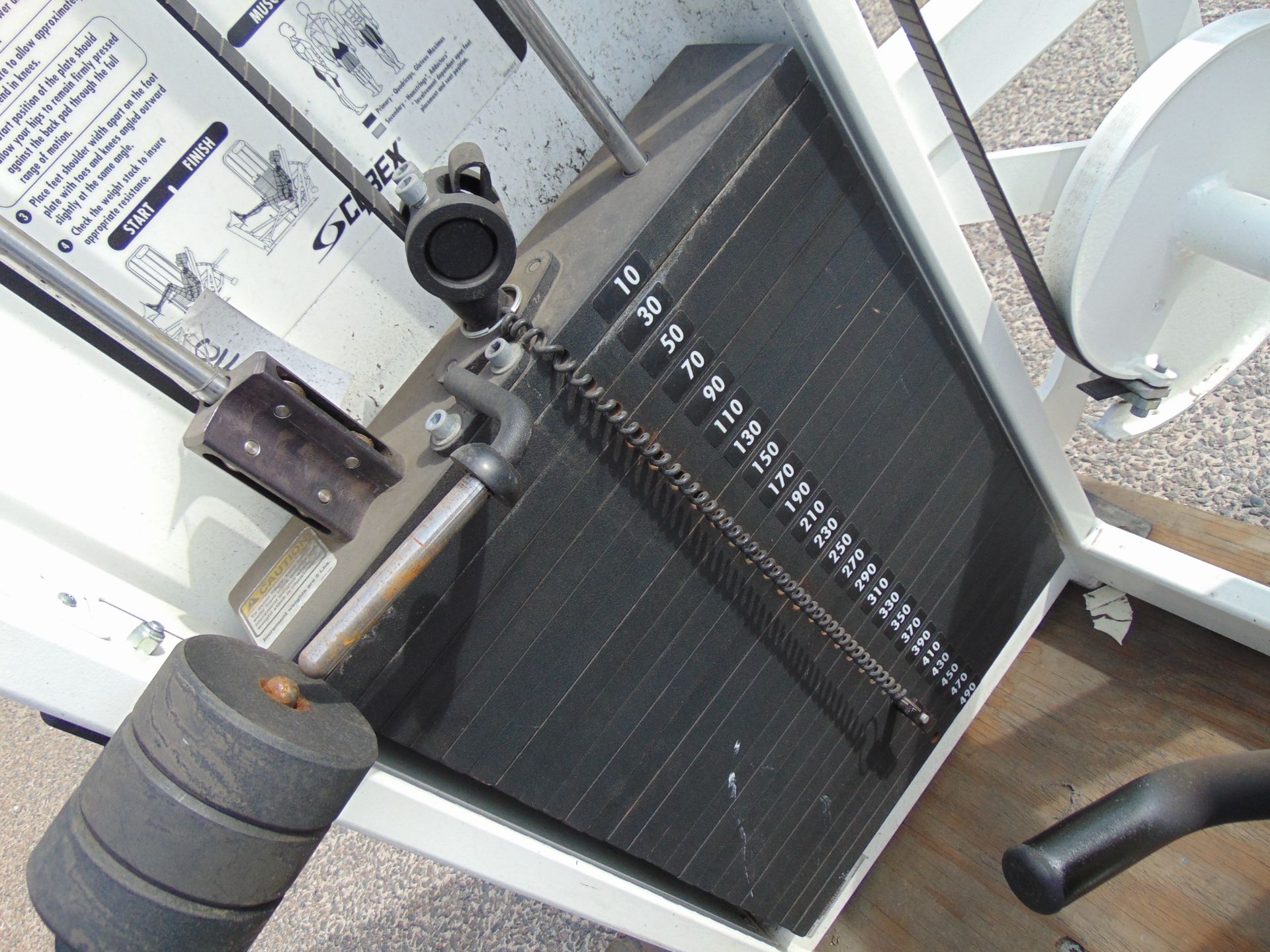 Cybex Seated Leg Press Exercise Machine - Image 7 of 10