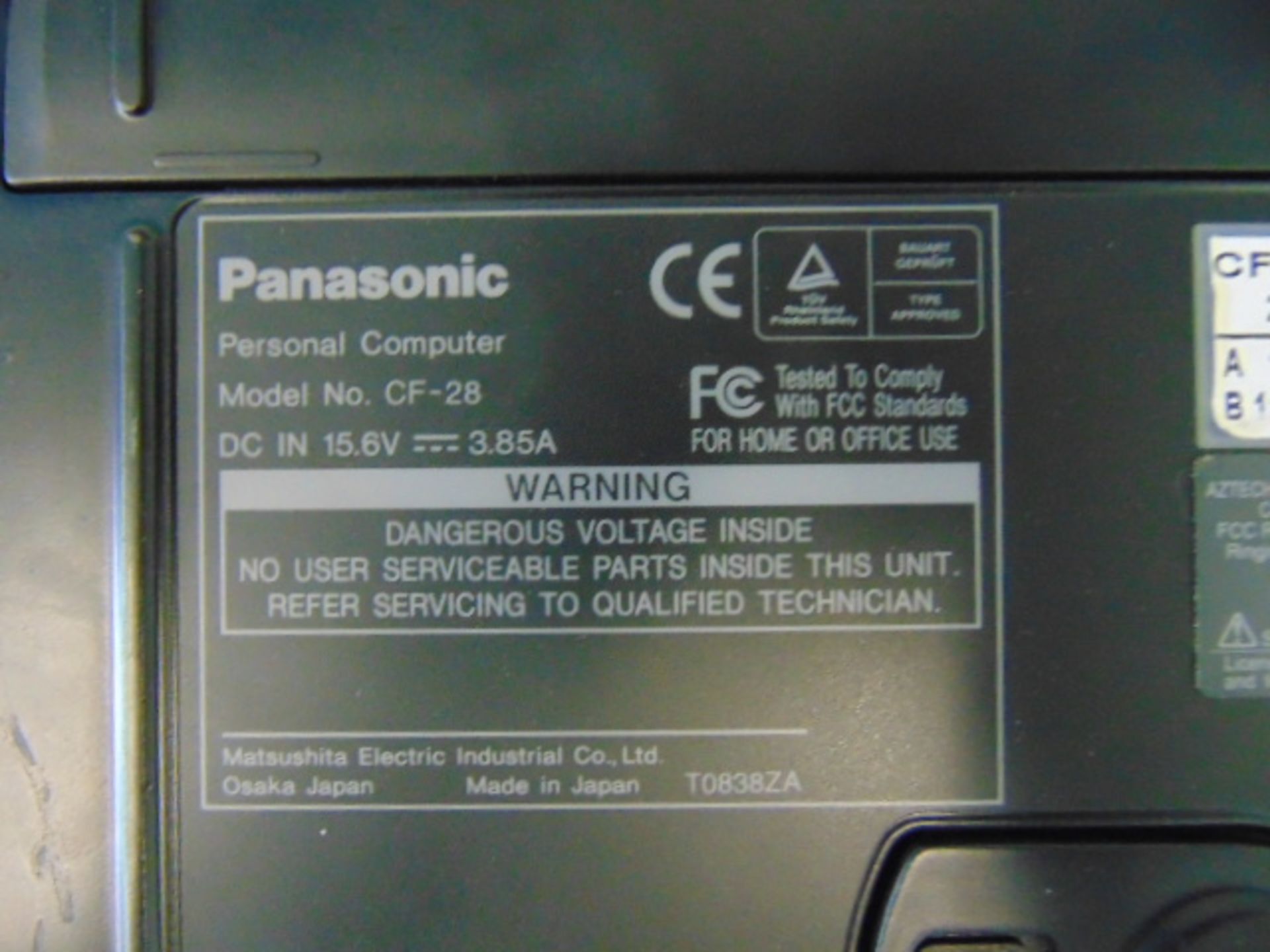 Panasonic CF-28 Toughbook Laptop - Image 12 of 15