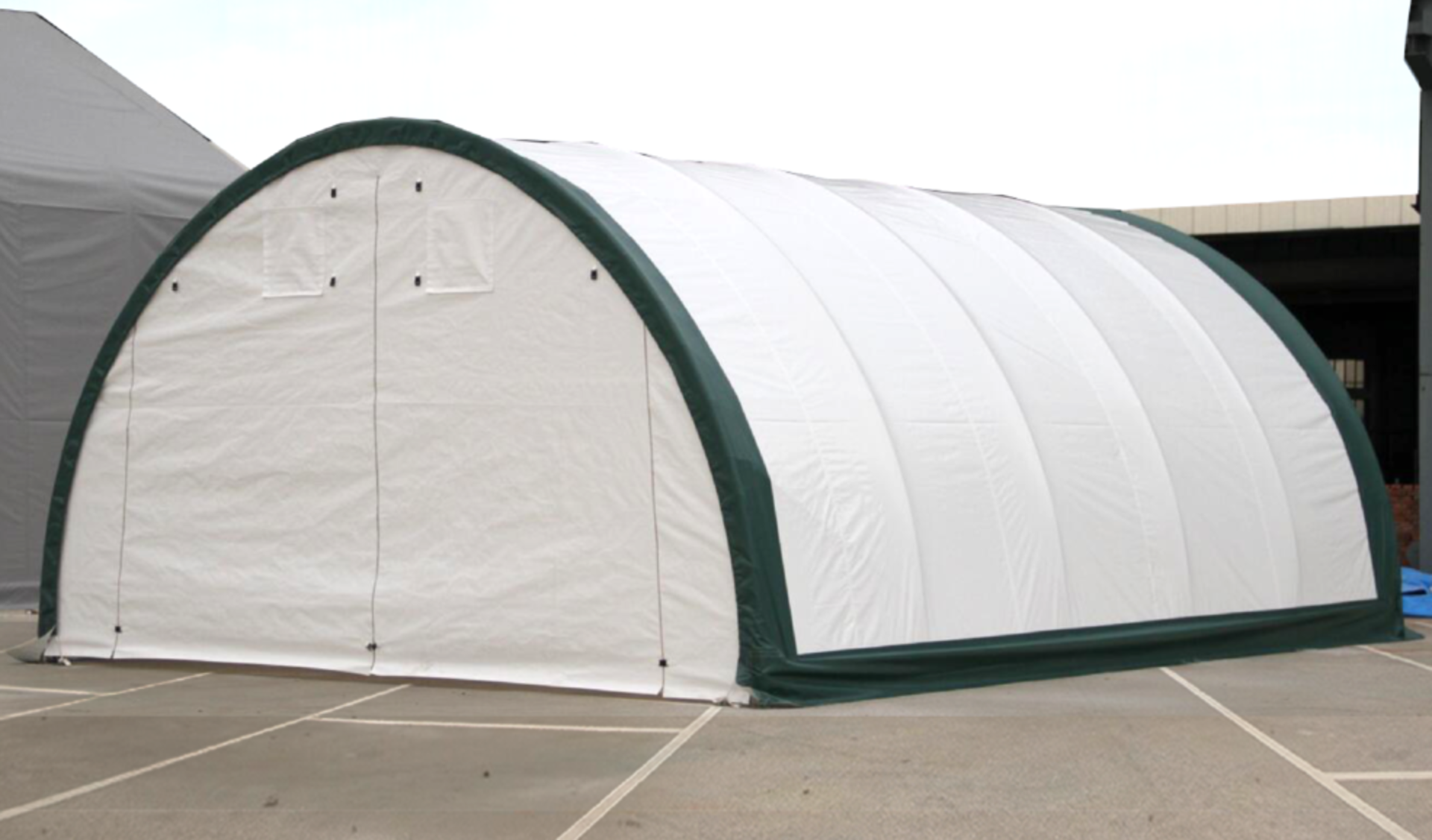 Heavy Duty Storage Shelter 20'W x 30'L x 12' H P/No 203012R - Image 2 of 4