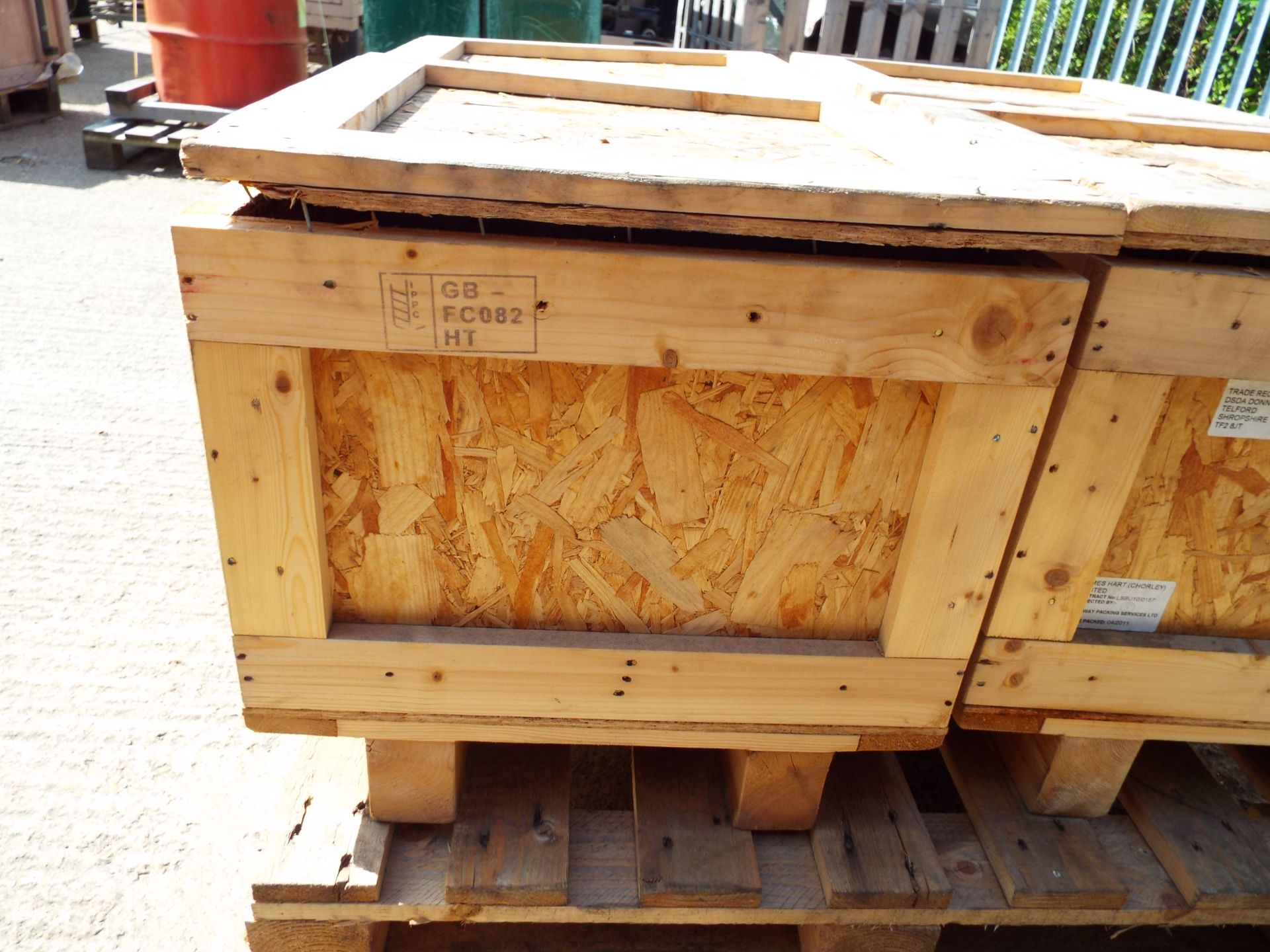 4 x Heavy Duty Packing/Shipping Crates - Bild 2 aus 5