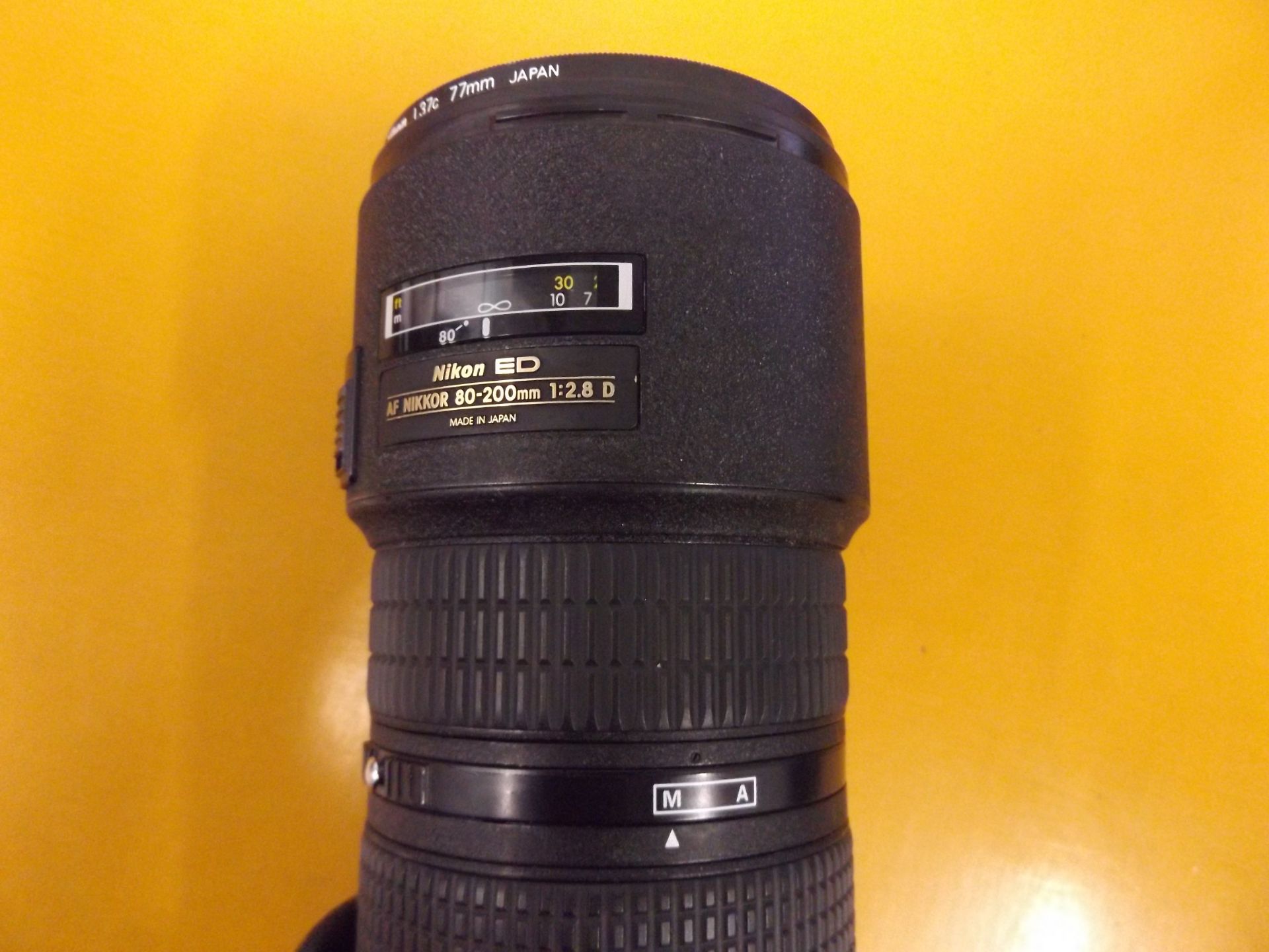 Nikon ED AF Nikkor 80-200mm 1:2.8 D Lense with Leather Case - Image 8 of 10