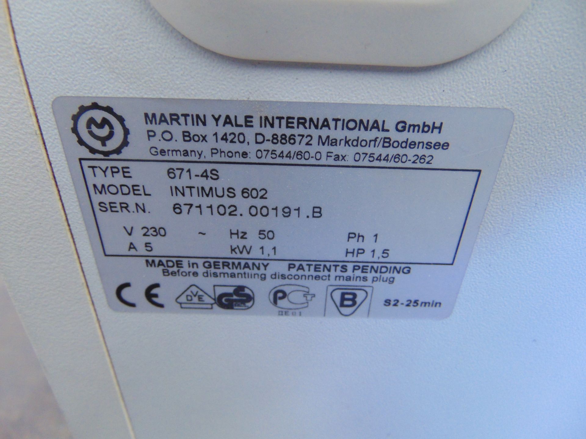 Martin Yale Intimus 602 Shredder - Image 6 of 8