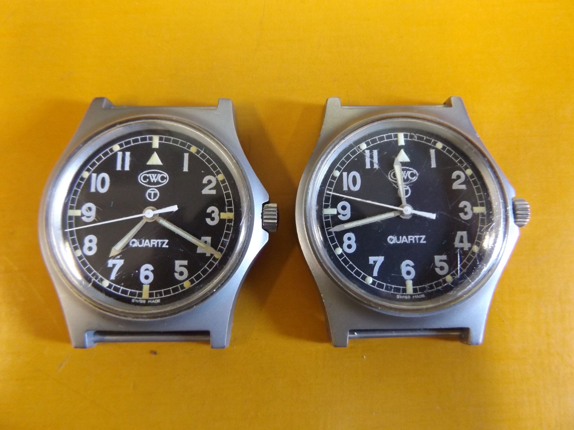 2 x Genuine British Army,CWC quartz wrist watches