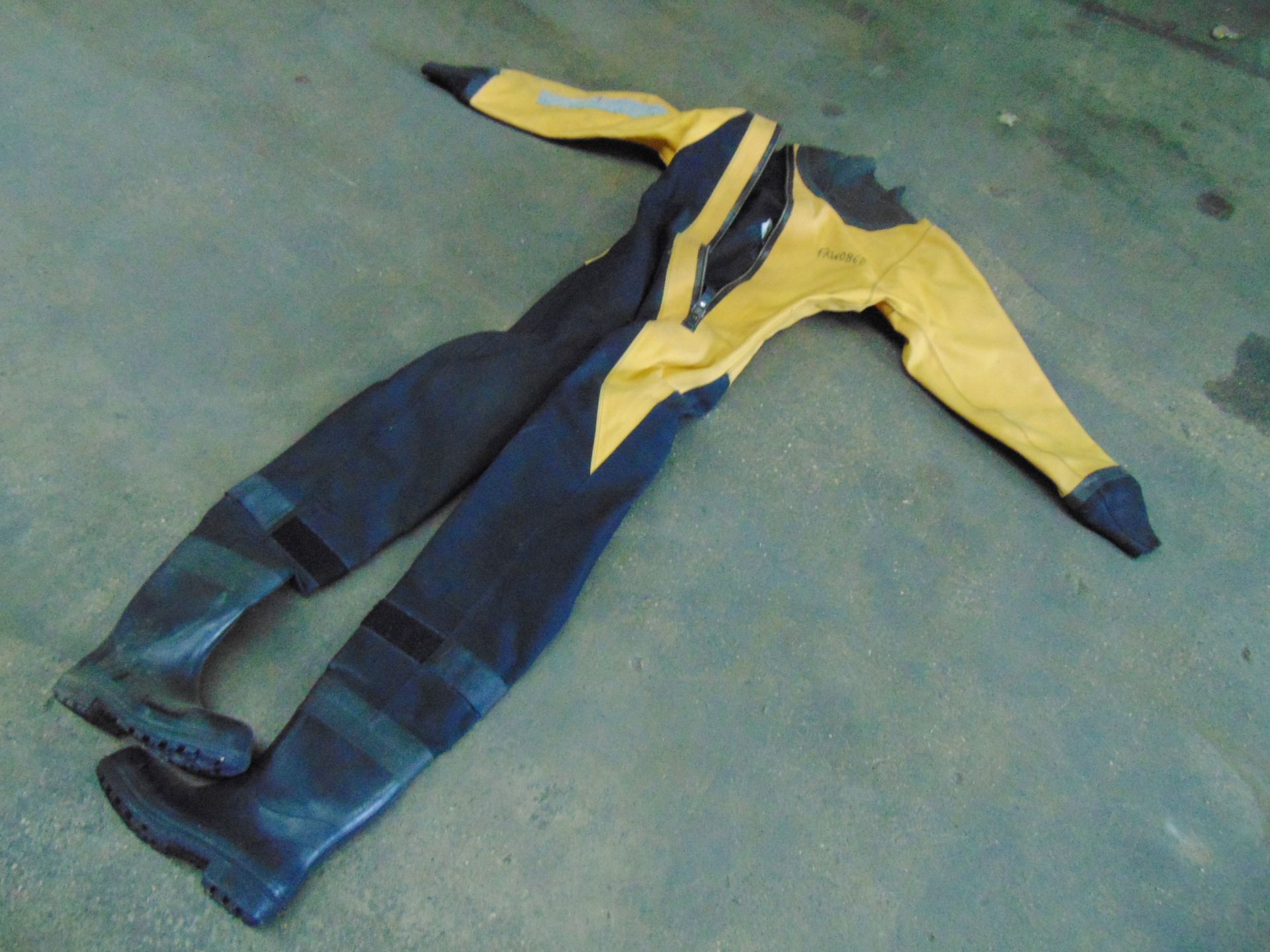 Qty 11 x Ex UK Fire and Rescue Service Mixed Size Dry Suits