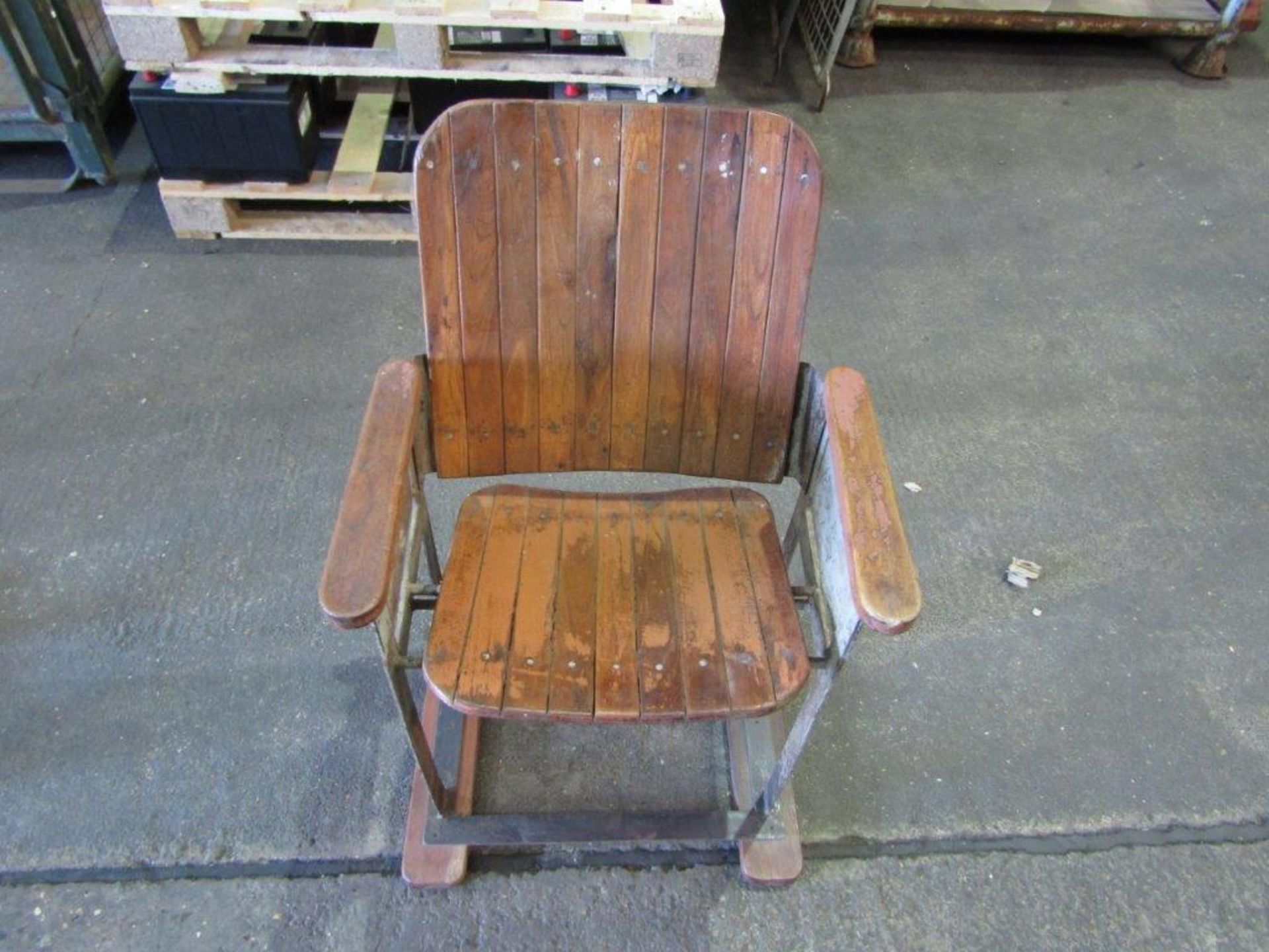 Unique Vintage Upcycled Cinema Seat - Image 2 of 7