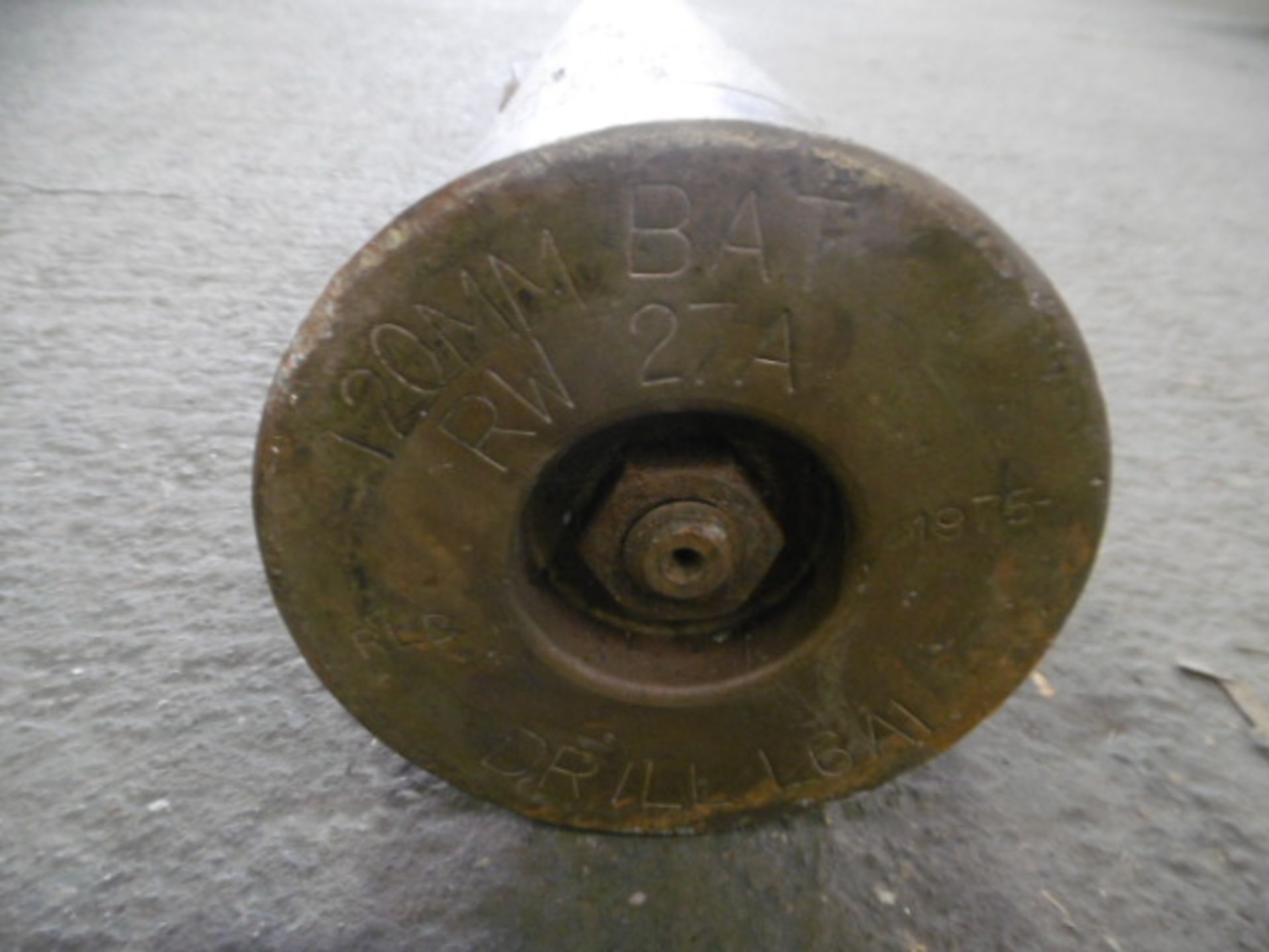 Wombat Anti-Tank Shell (Drill Round) Extremely Rare - Image 3 of 6