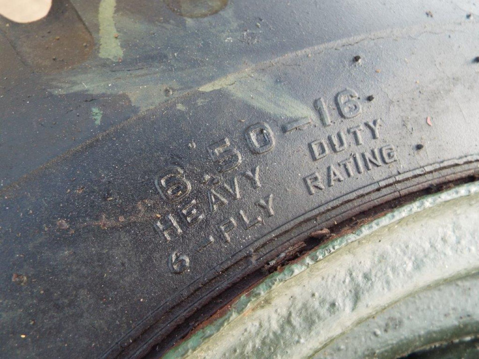 Firestone Ground Grip 6.50-16 Tyre with 5 Stud Rim Suitable for Lightweight Land Rover etc - Image 3 of 7