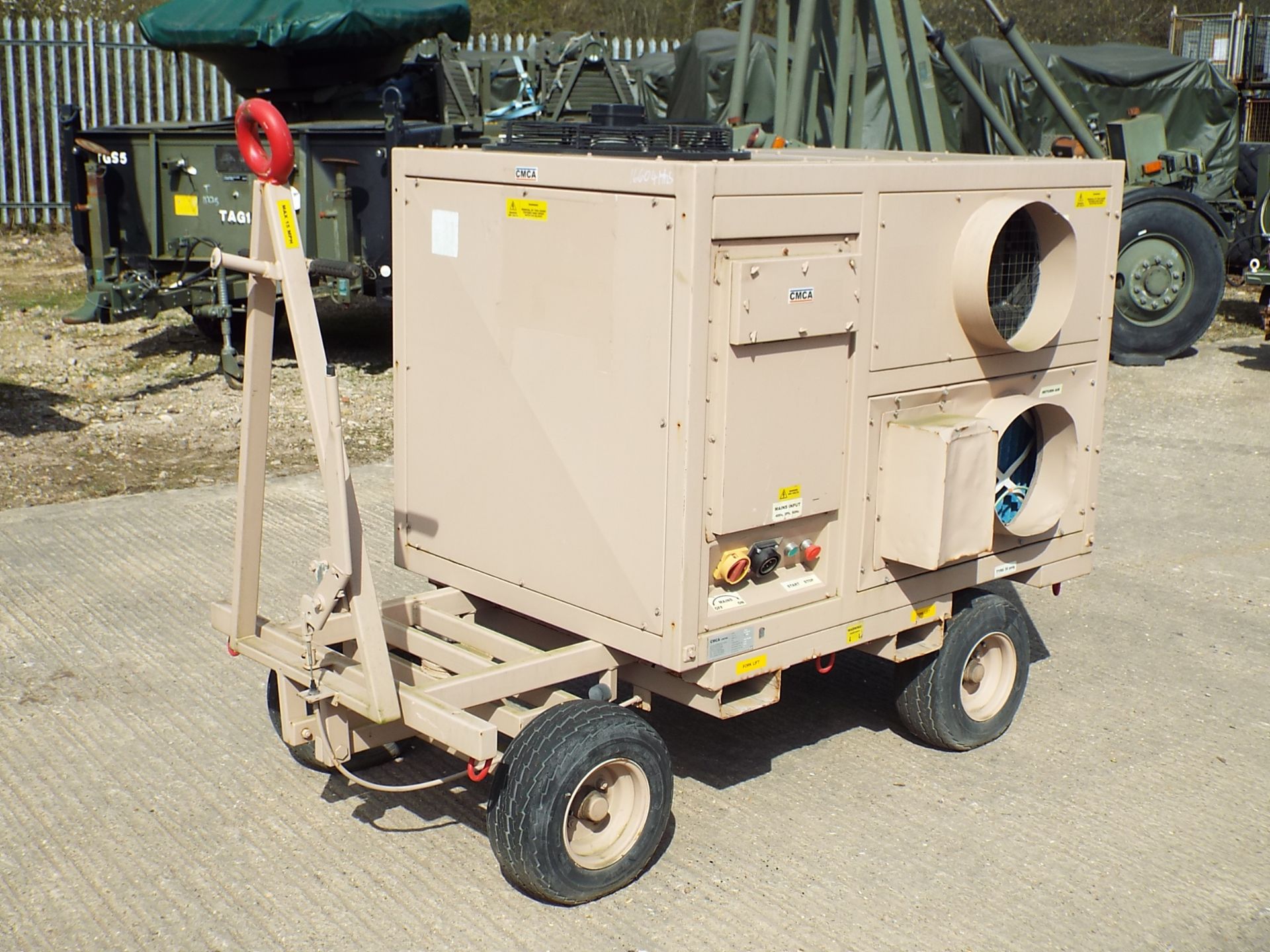 Trailer Mounted CMCA C120-S Ruggedised Air Conditioning Unit