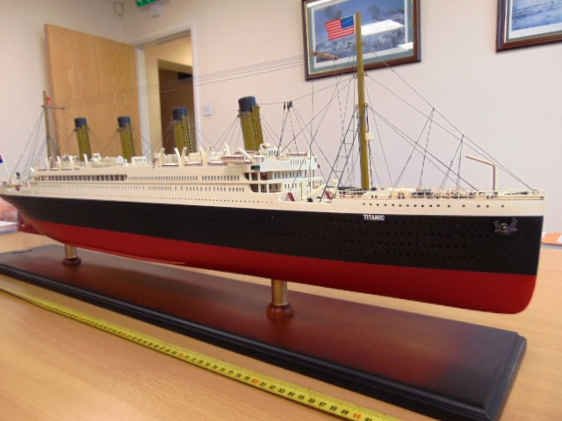 RMS Titanic Highly detailed wood scale model