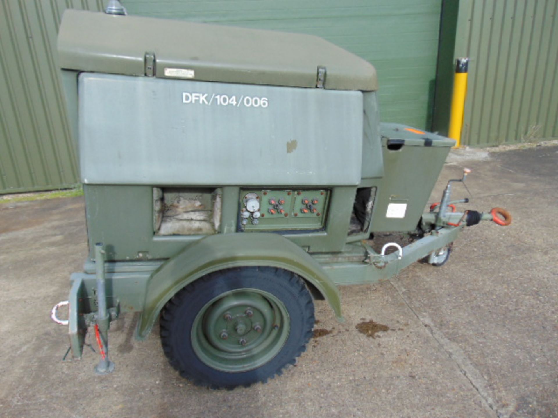 Ex Uk Royal Air Force Trailer Mounted 25 KVA Generator - Image 6 of 20