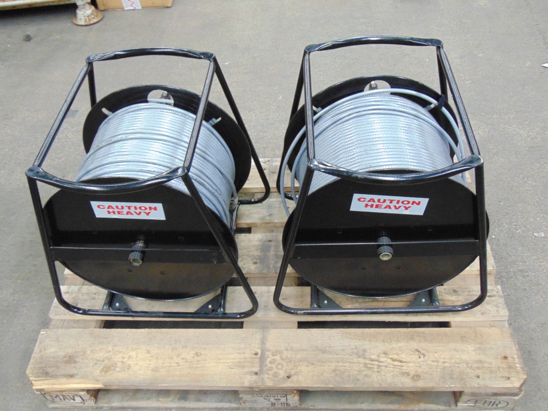 2 x Heavy Duty Electrical Cable Drums - Image 2 of 6