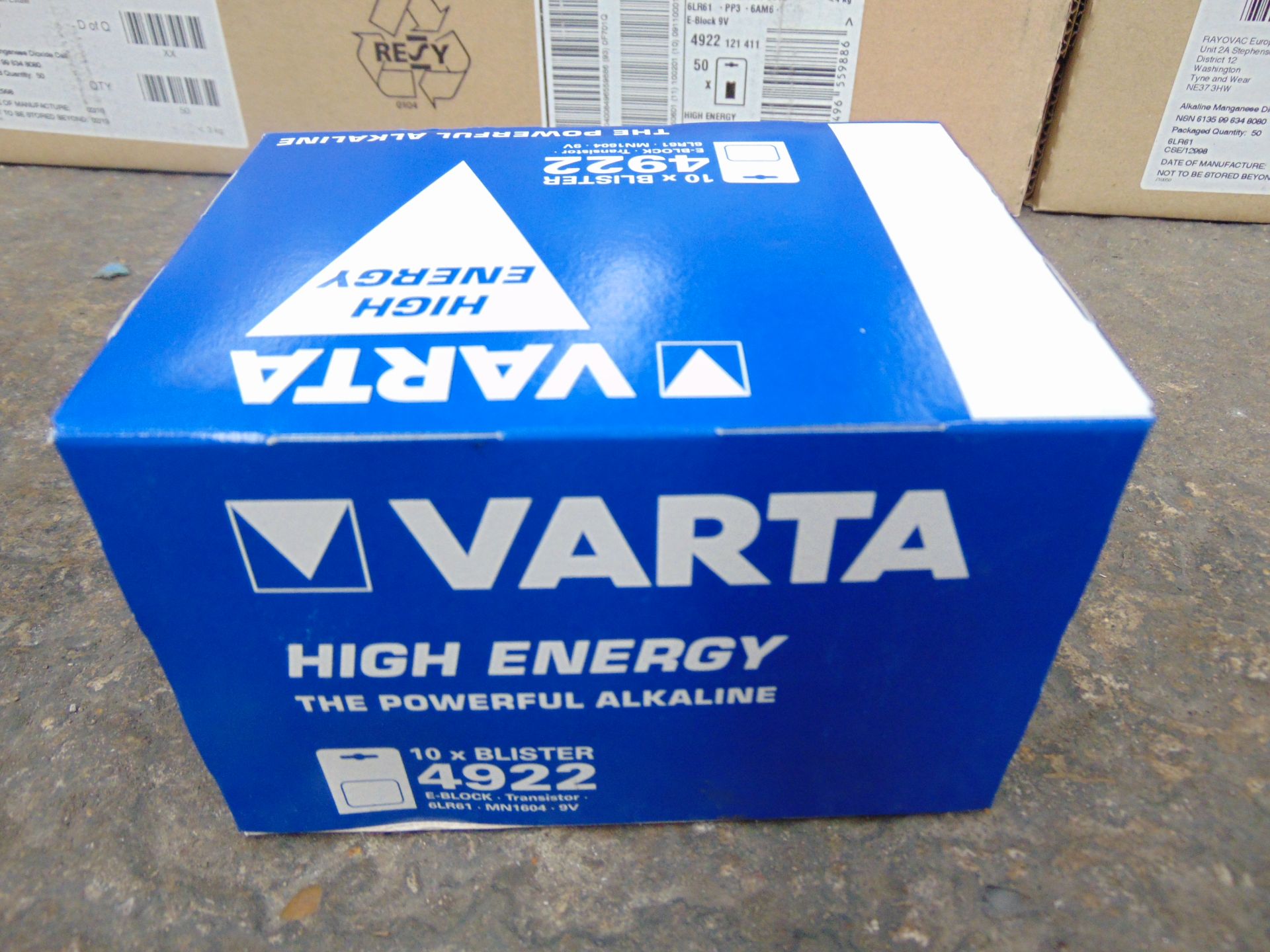 500 x Varta 9 Volt Alkaline Batteries - Bild 2 aus 4