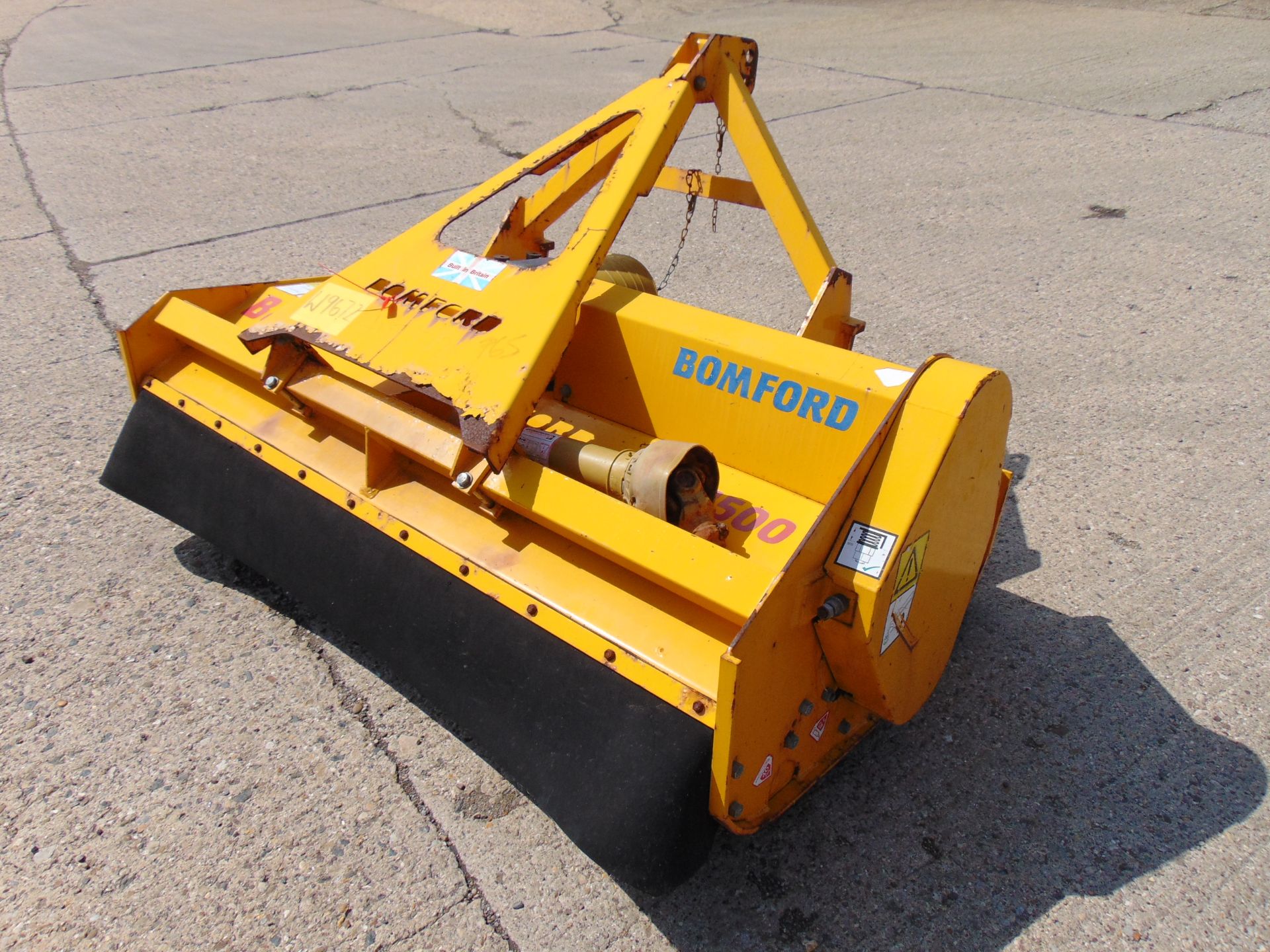 Bomford Bandit B1500 Trailed PTO driven Flail Mower Council Owned