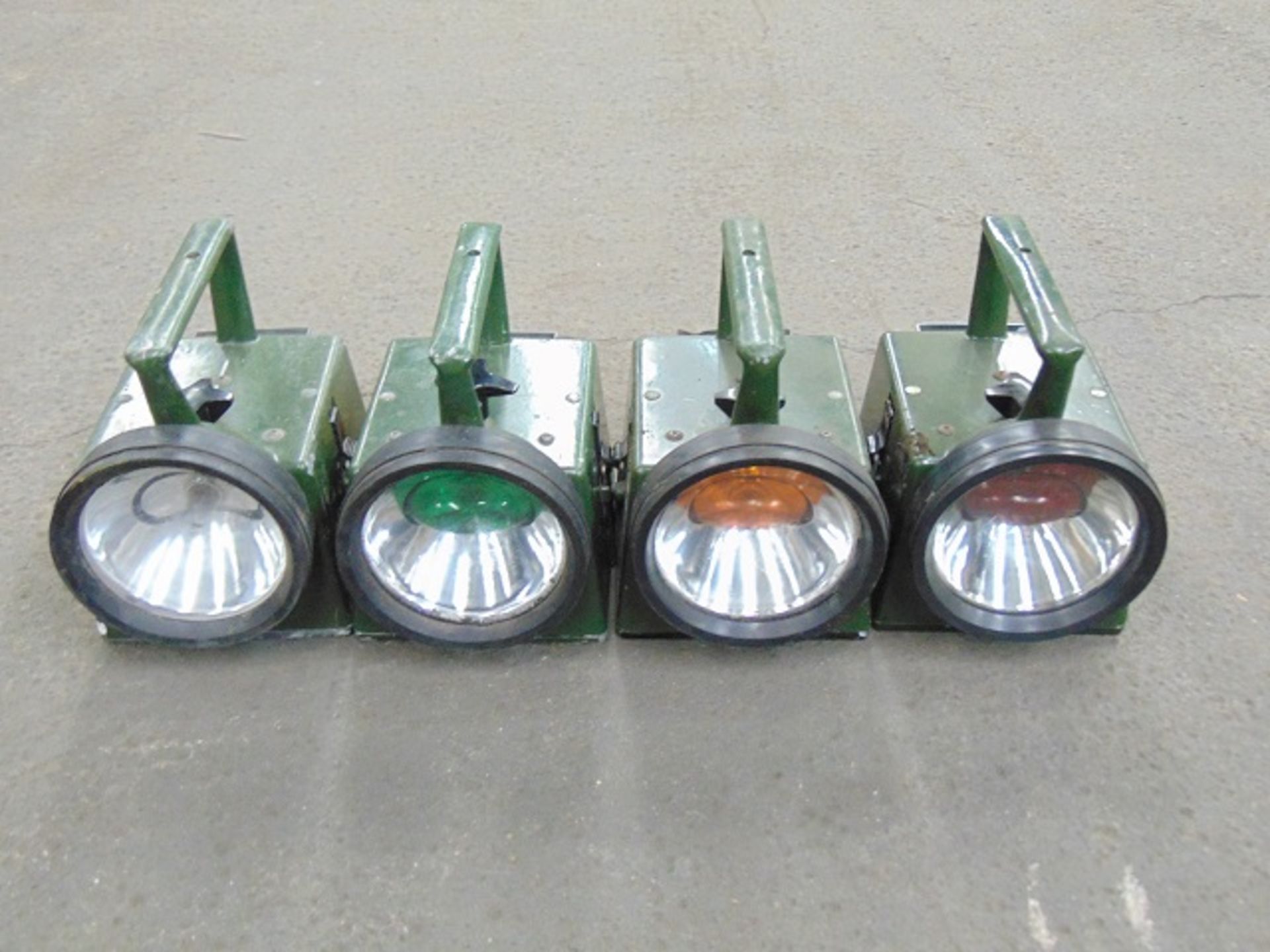 4 x Signal Lamps with 4 aspects Red, Amber, Green and Clear