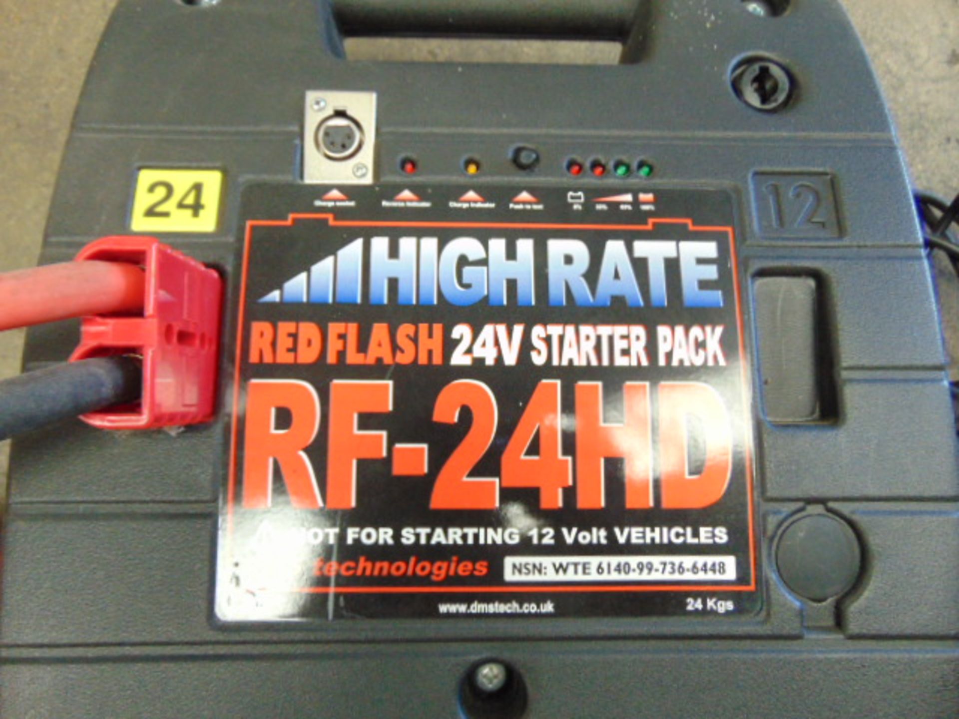 High Rate RF-24HD 24V Battery Pack C/W Charger - Bild 2 aus 5