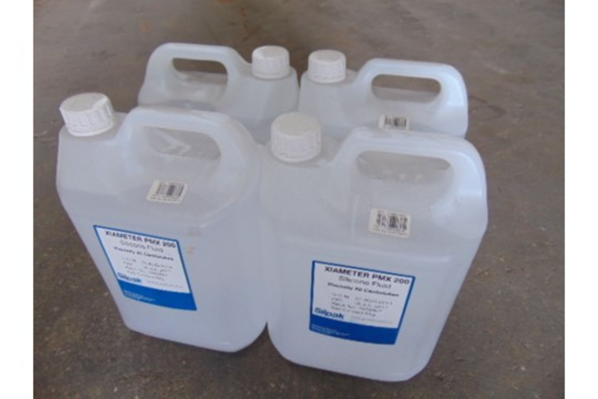 4 x Unissued 5Kg Bottles of Xiameter PMX 200 Commercial Grade Silicone Fluid - Image 2 of 3