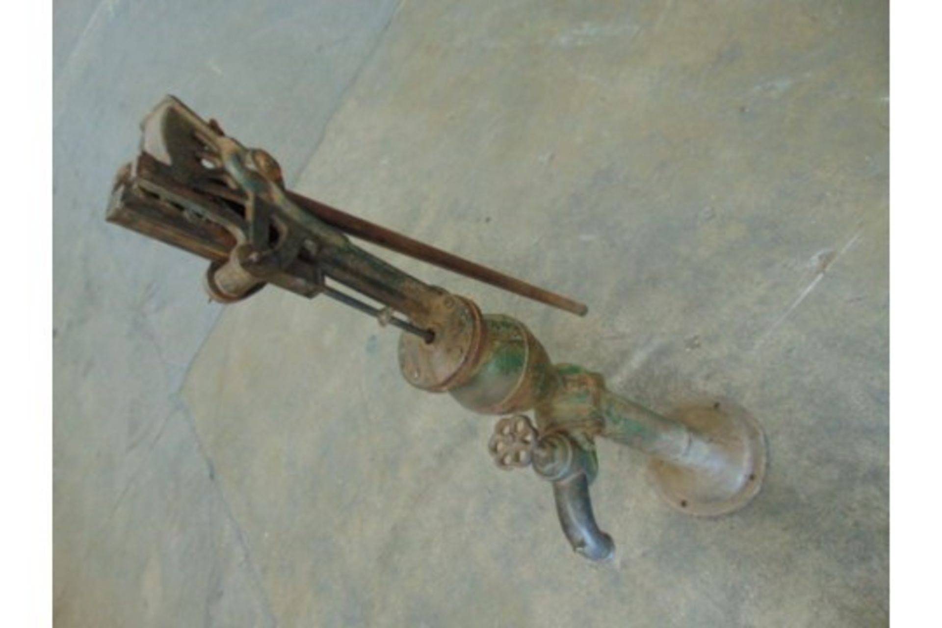 Genuine Anitique Full Size Cast Iron Water Pump - Image 2 of 8