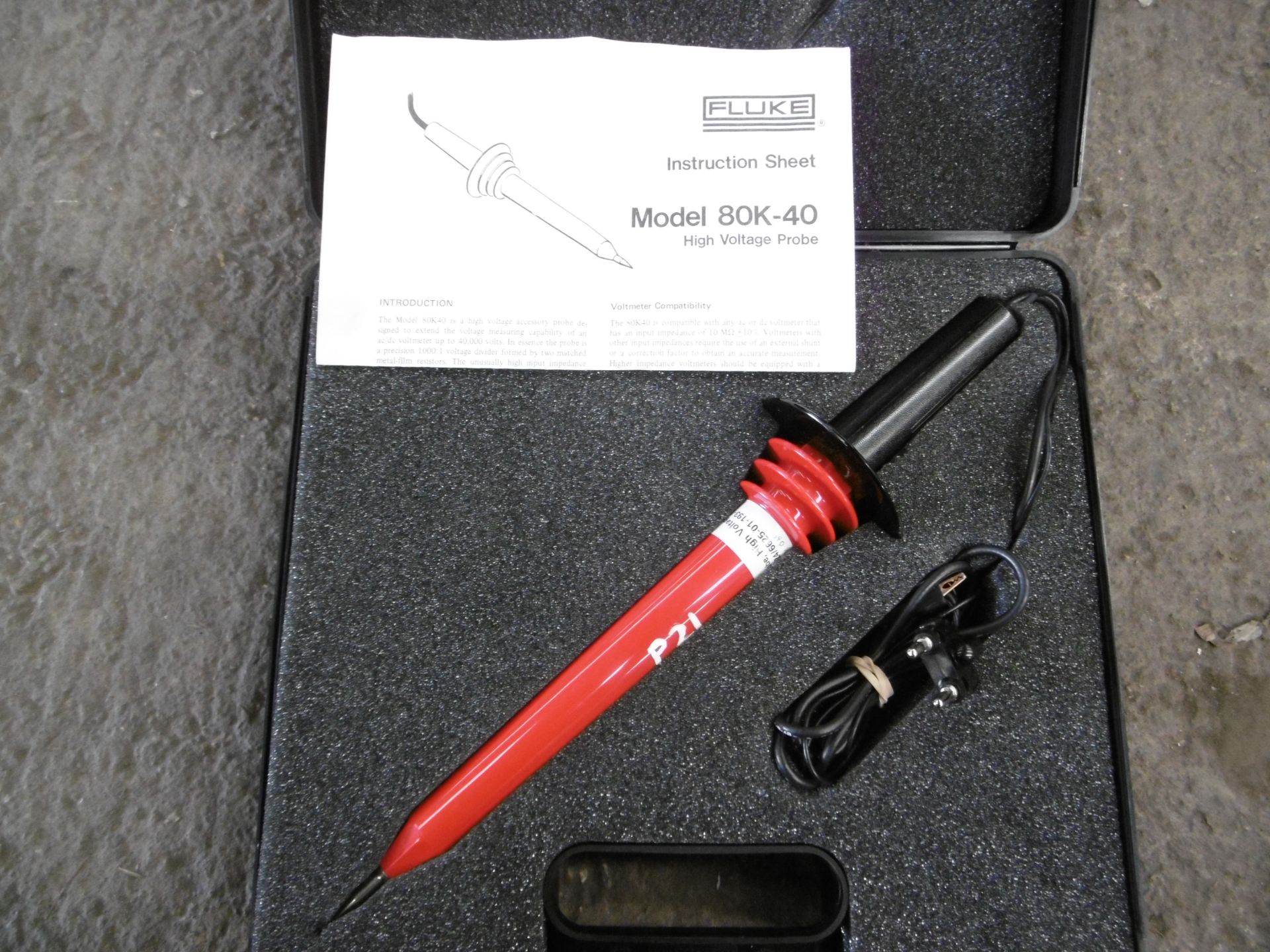 Fluke 80K-40 High Voltage Probe