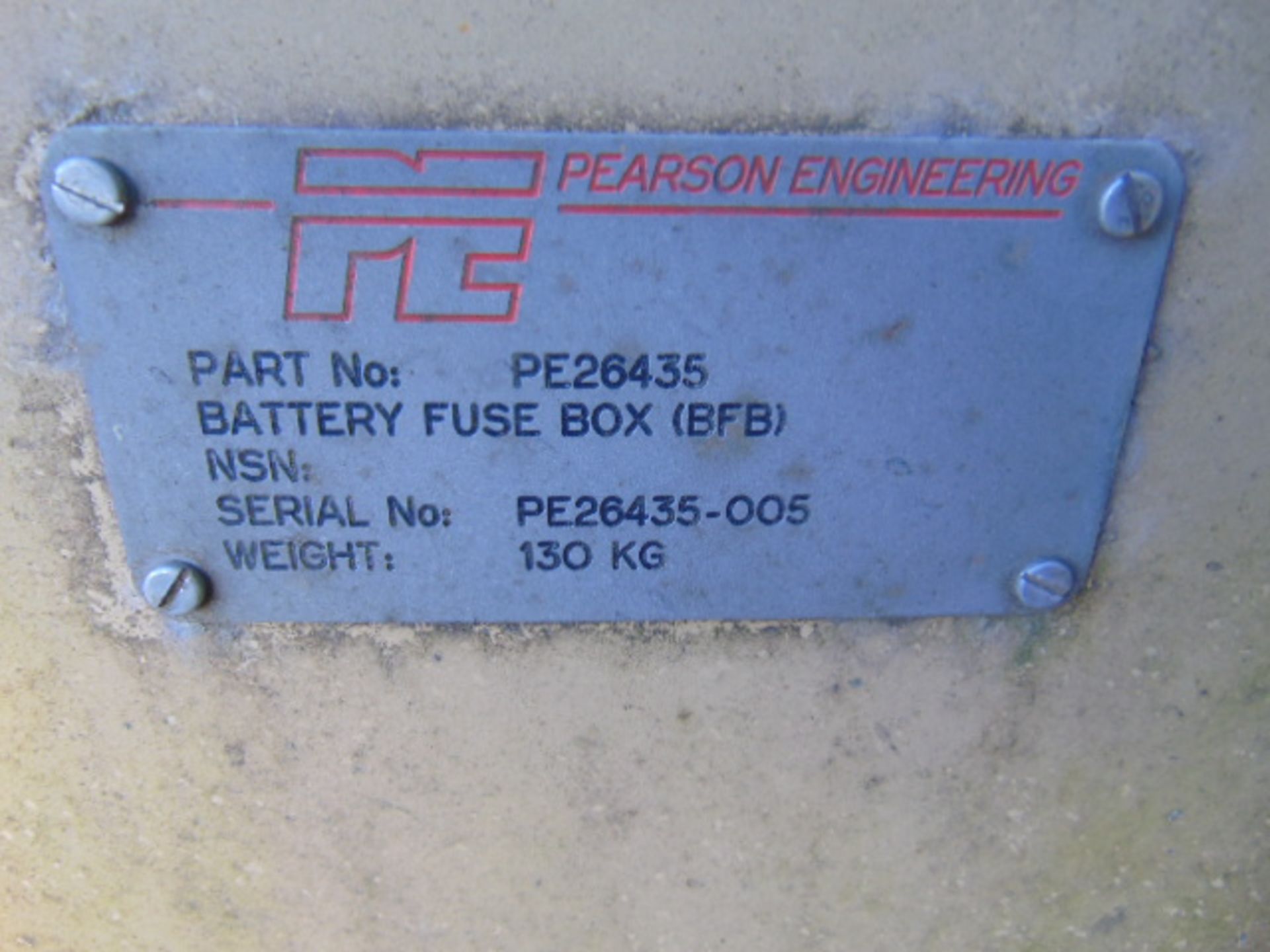 Qty 2 x Pearson Engineering Battery Fuse Boxes Part No PE26435 - Image 7 of 7