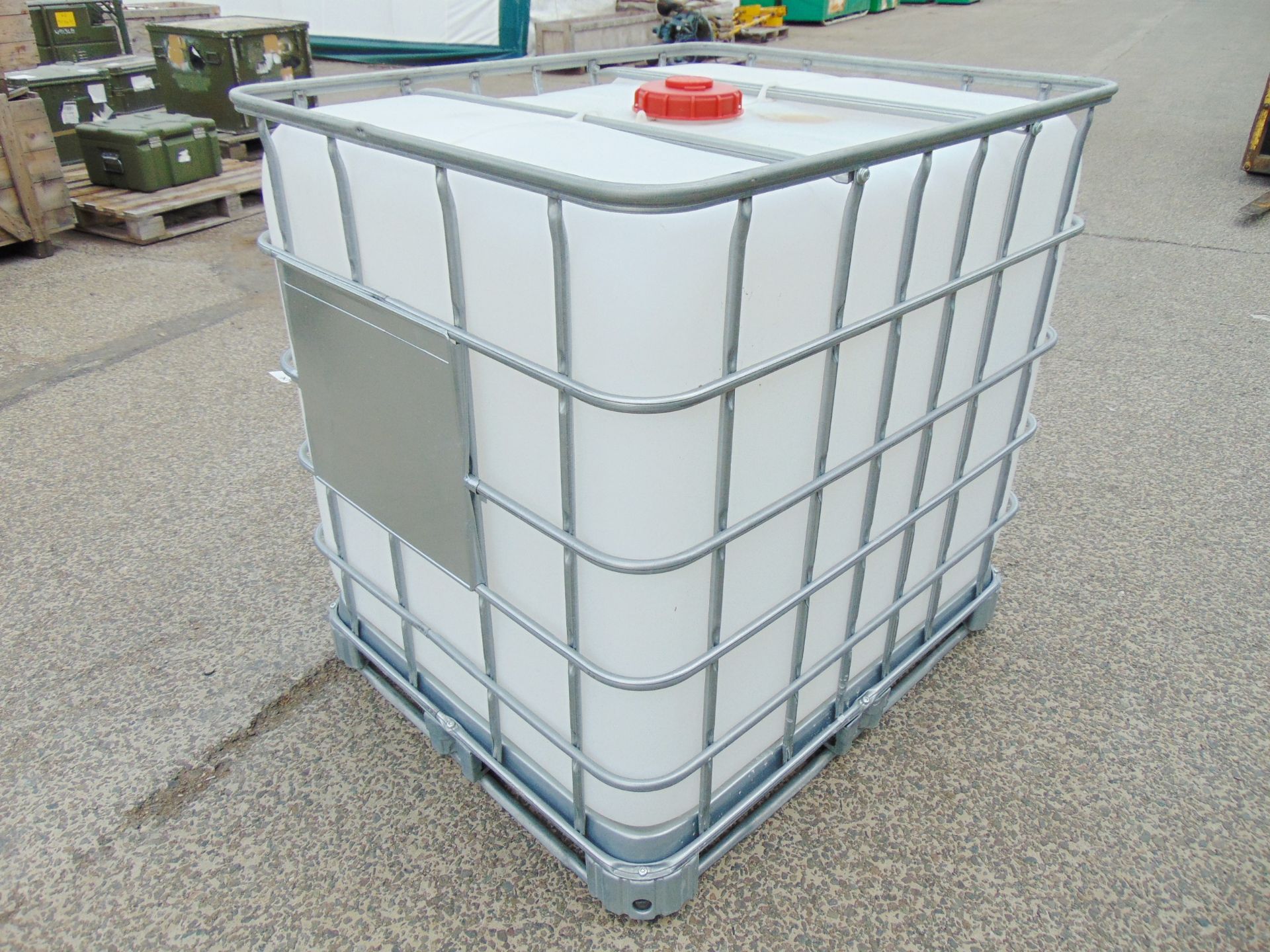 New Unused 1000 Litre Schutz IBC Container / Caged Water Tank - Image 4 of 7