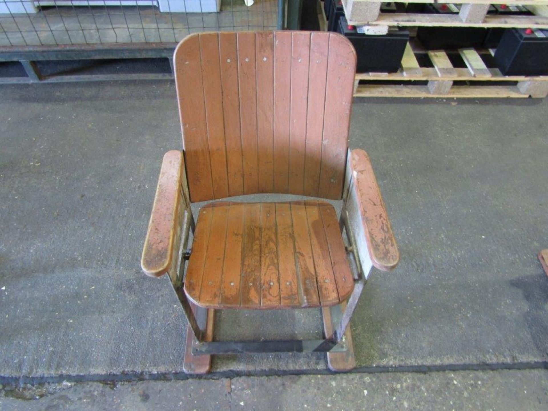 Unique Vintage Upcycled Cinema Seat - Image 2 of 7