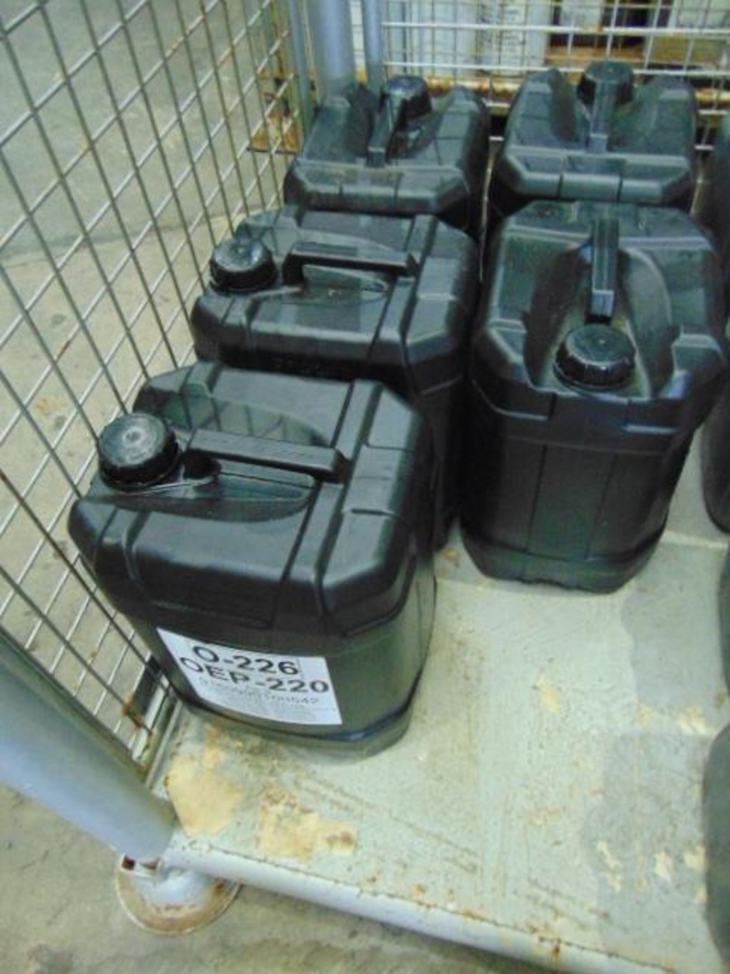 5 x 15 Ltr Drums OEP-220 Oil Direct from reserve stores