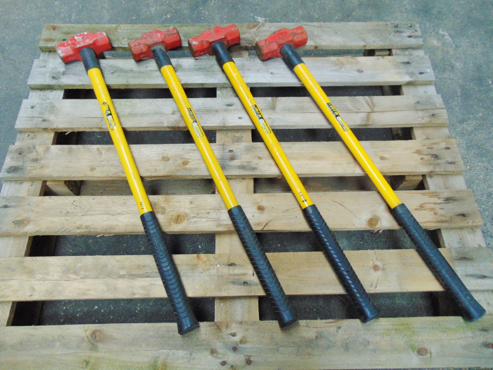 4 x Stower 6lb Sledge Hammers