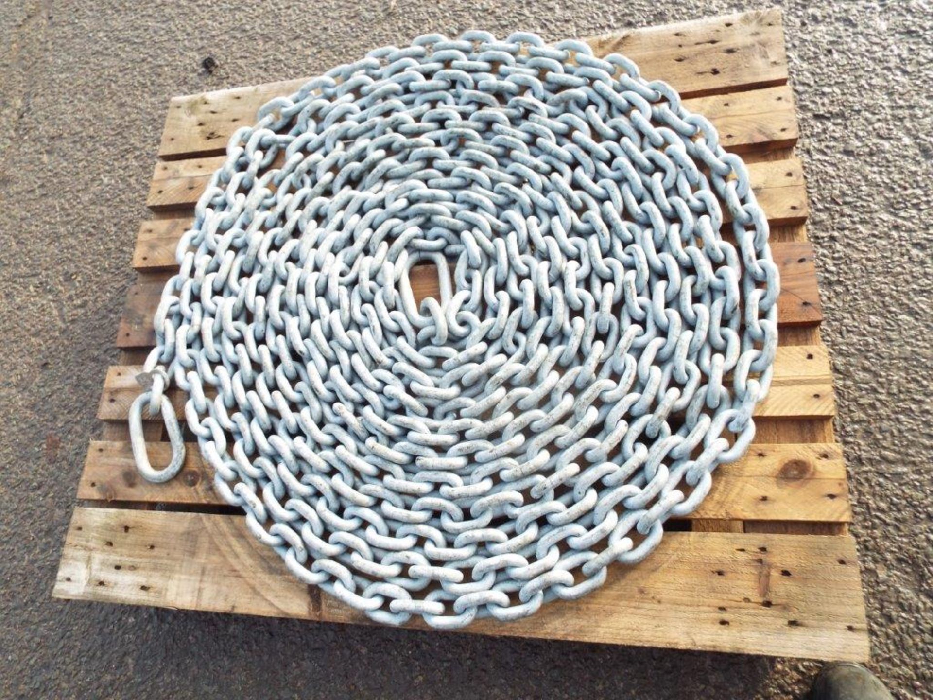 20m Galvanised Mooring Chain Assy