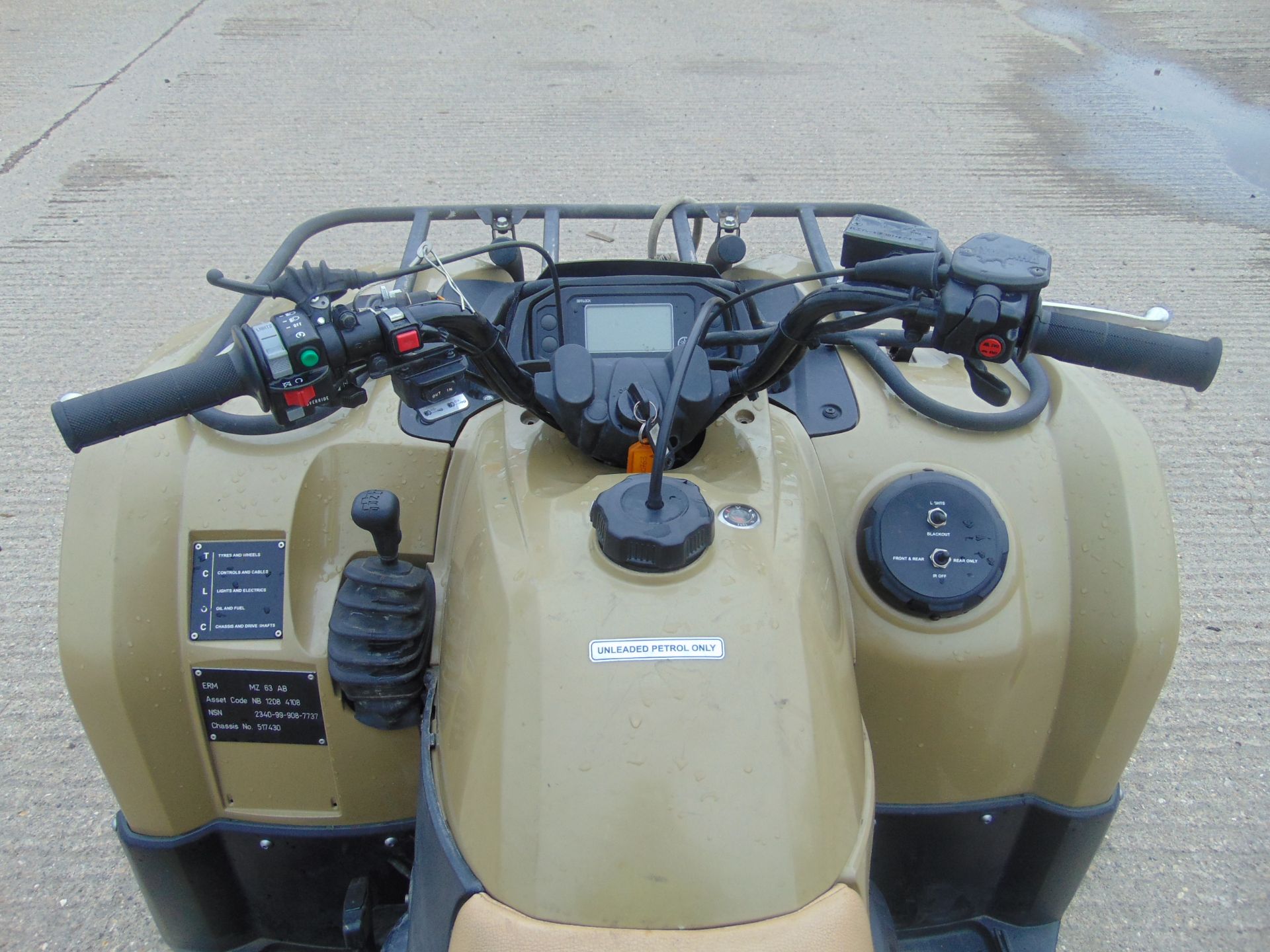 Military Specification Yamaha Grizzly 450 4 x 4 ATV Quad Bike - Image 9 of 19