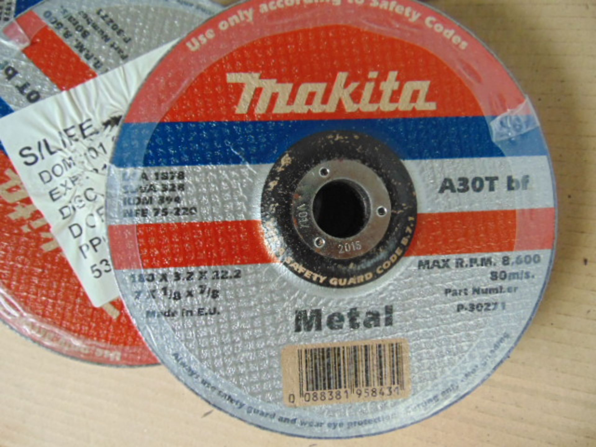 100 x Makita Metal Grinding Discs - Bild 3 aus 4