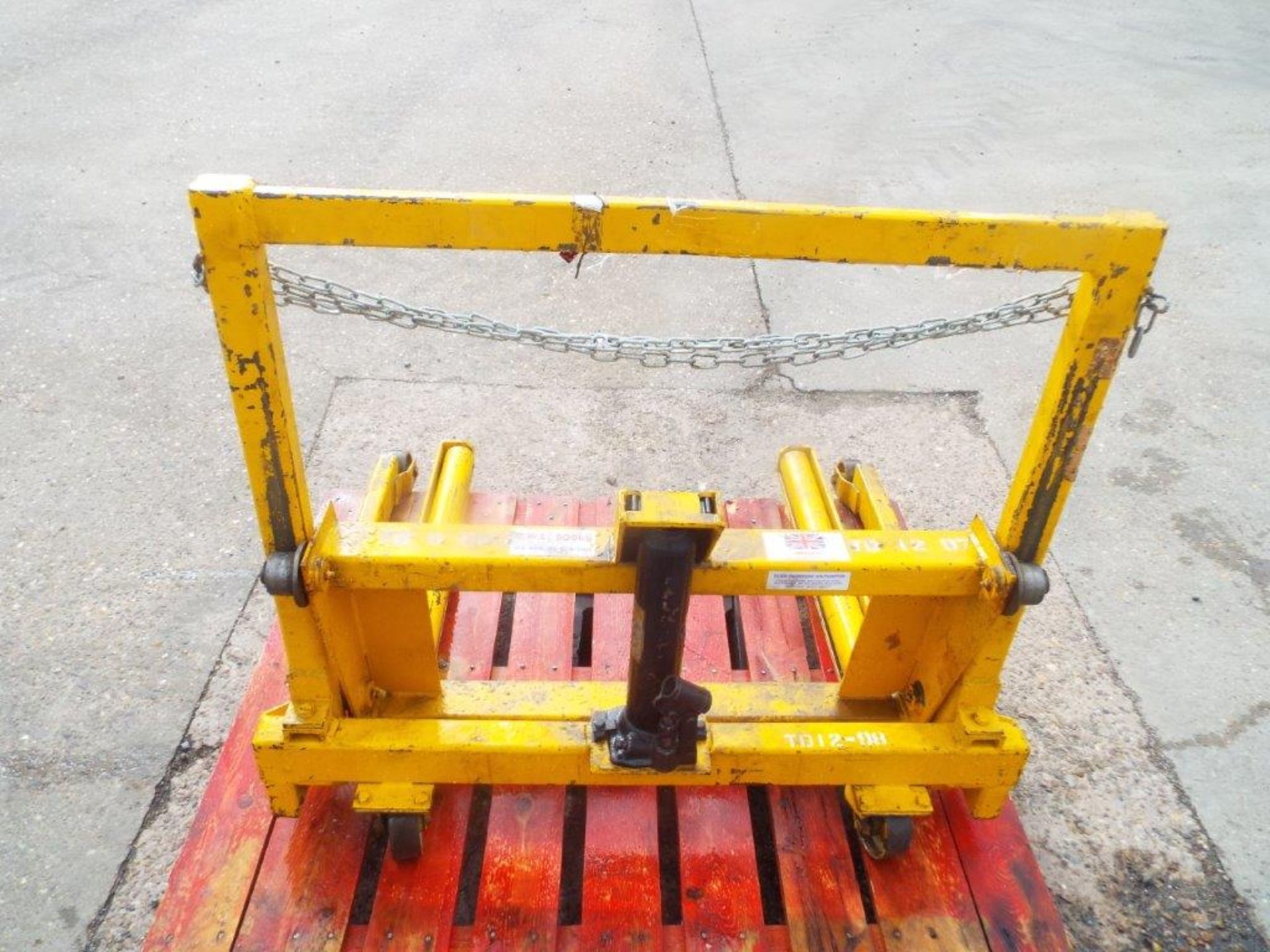 Gilson Engineering 500Kg Tyre Moving Trolley - Image 5 of 8