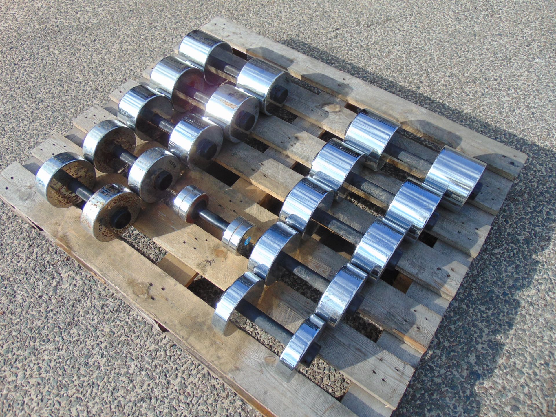 Pallet of 11 x Mixed Dumbbells - Image 2 of 5
