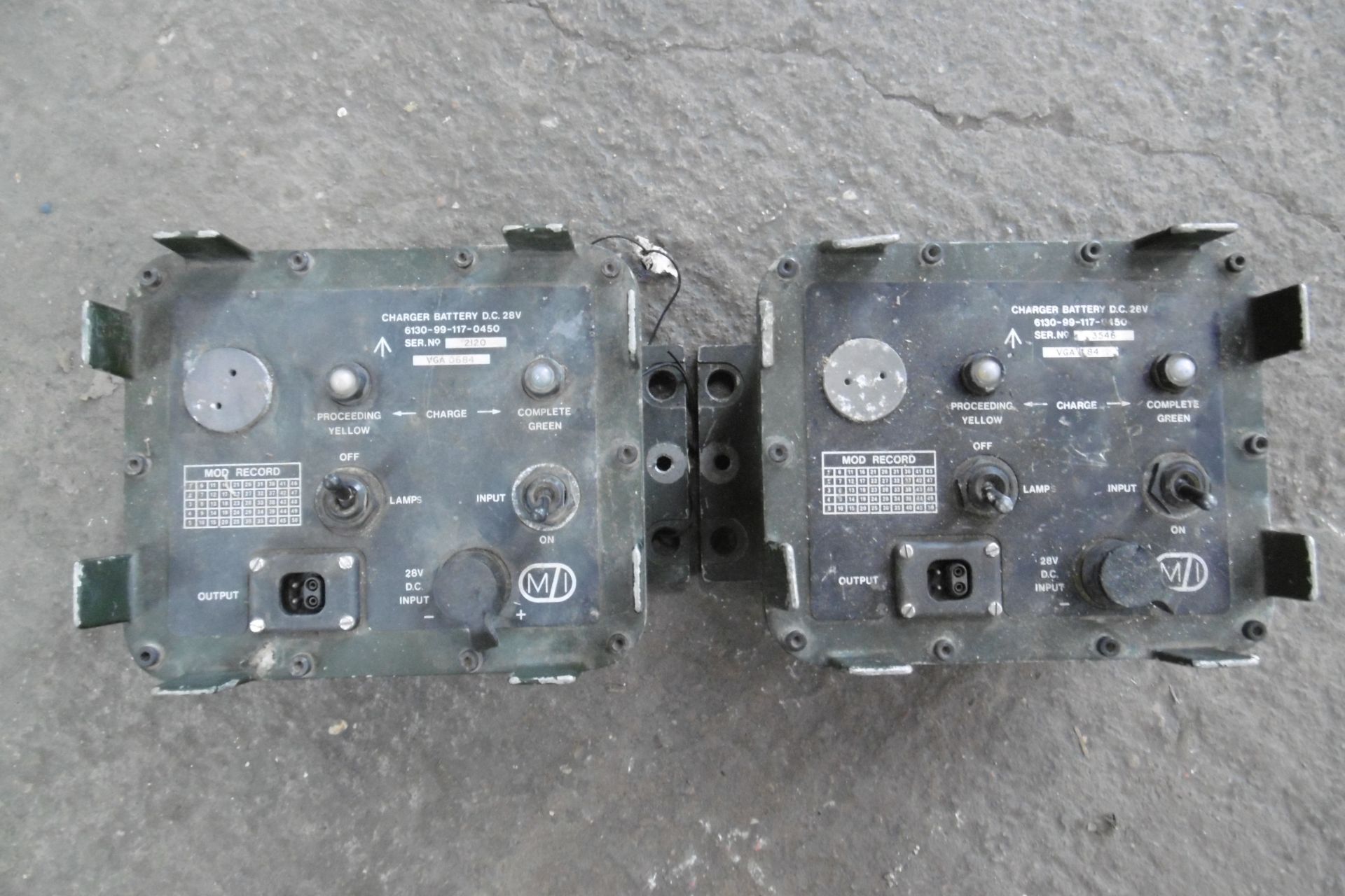 2 x Clansman D.C. 28V Battery Chargers - Image 2 of 3