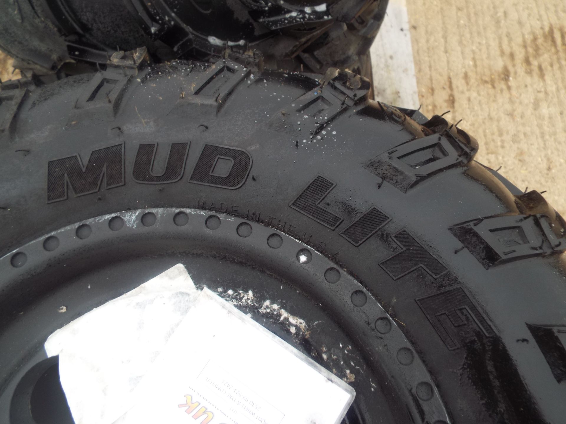 6 x ITP Mud Lite AT25x8-12 ATV/Quad Tyres - Image 4 of 8