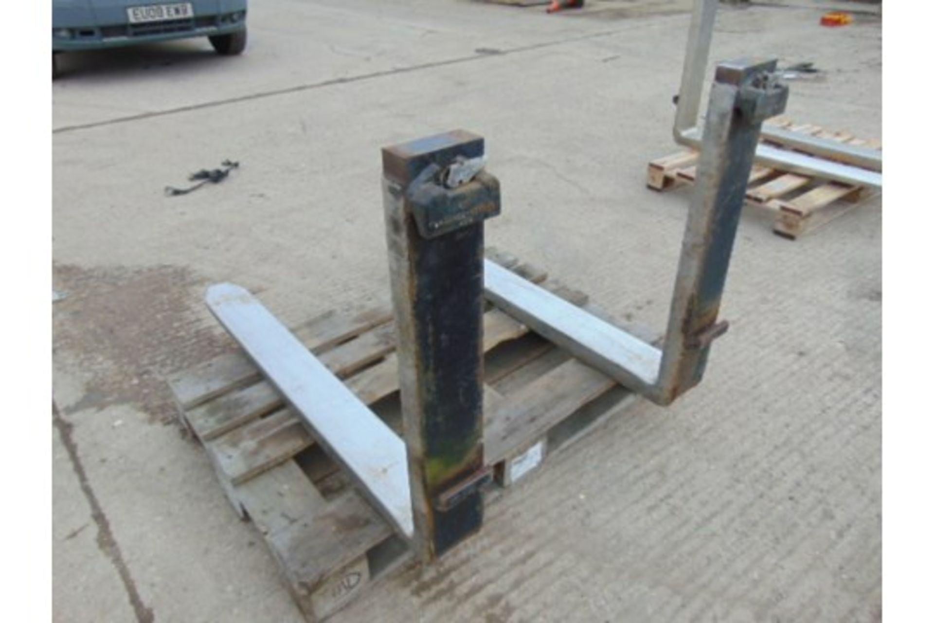 2 x Cascade Stainless Steel Clad Forklift Tines - Bild 3 aus 5