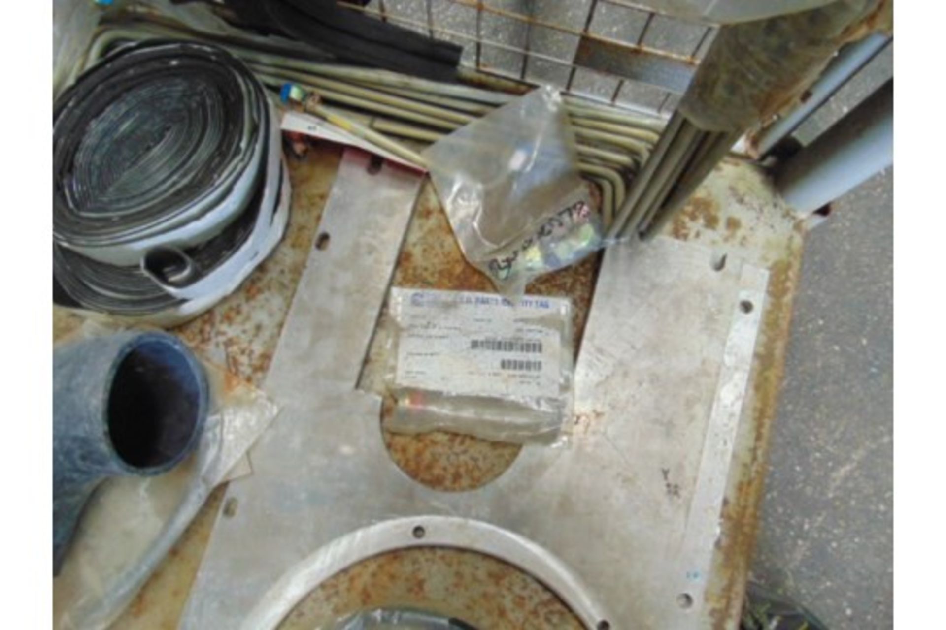 Mixed Stillage of CVRT Spares Etc Including an engine bulkhead assembly - Image 4 of 12